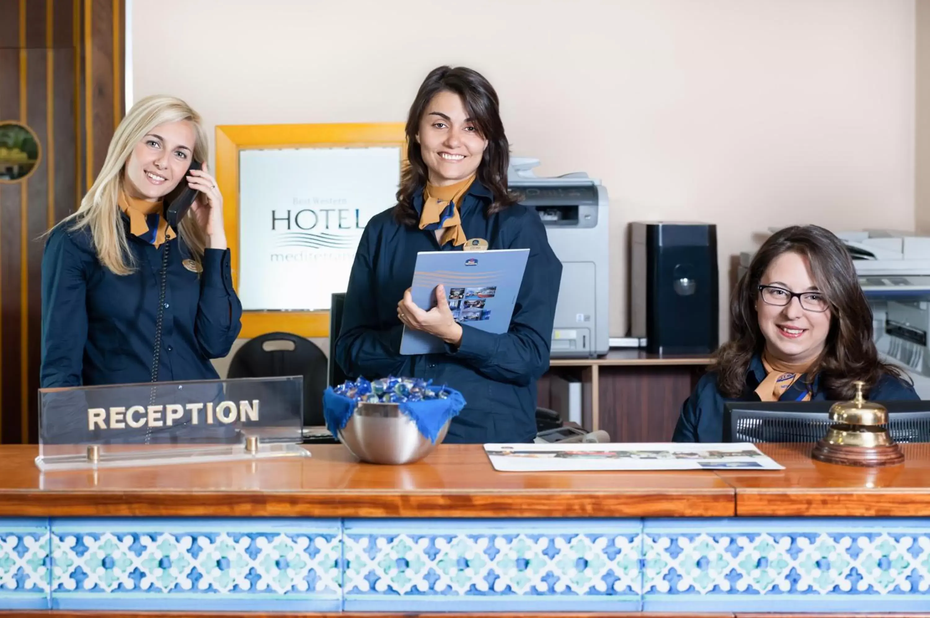 Staff, Lobby/Reception in Best Western Hotel Mediterraneo