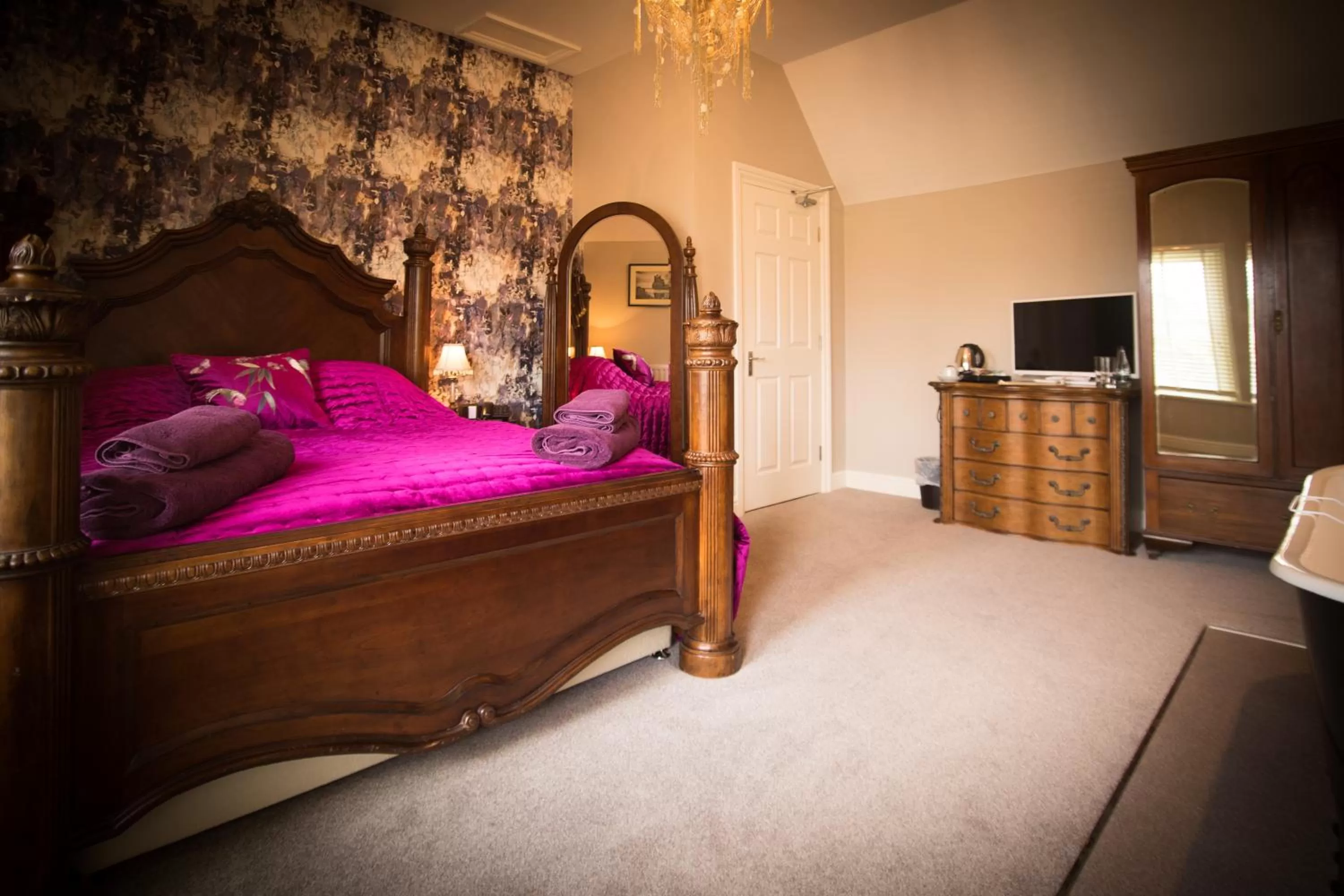 Bed in Brockley Hall Hotel