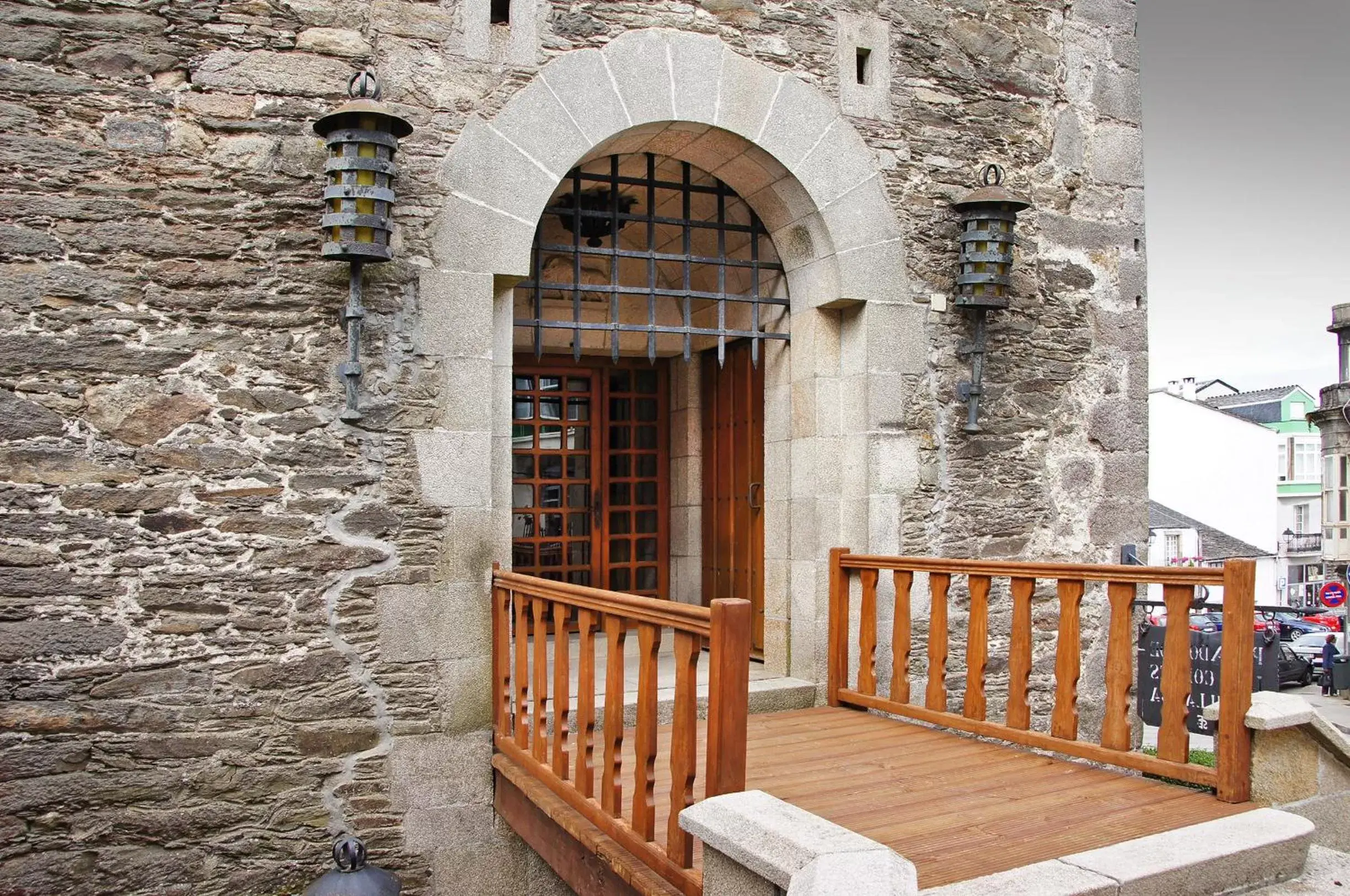 Facade/entrance in Parador de Vilalba