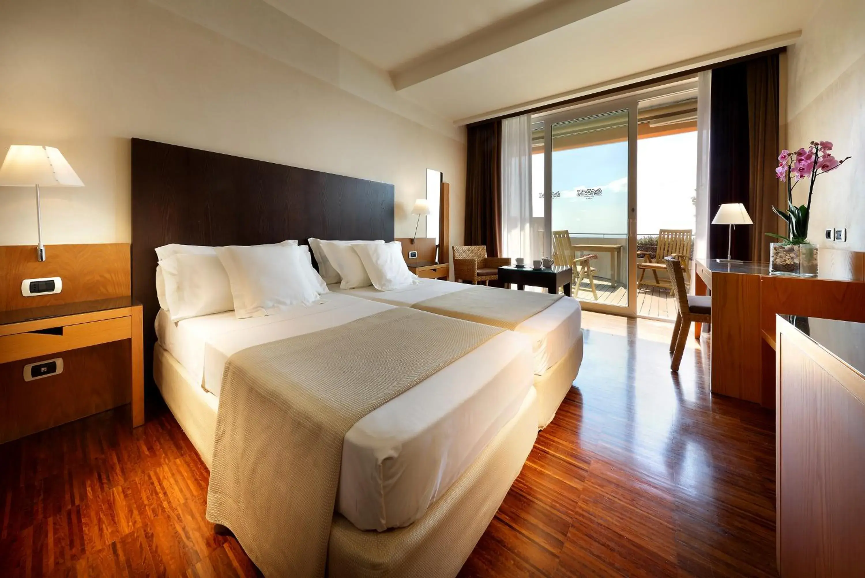 Bed in Eurostars Monte Tauro Bed in Eurostars Monte Tauro