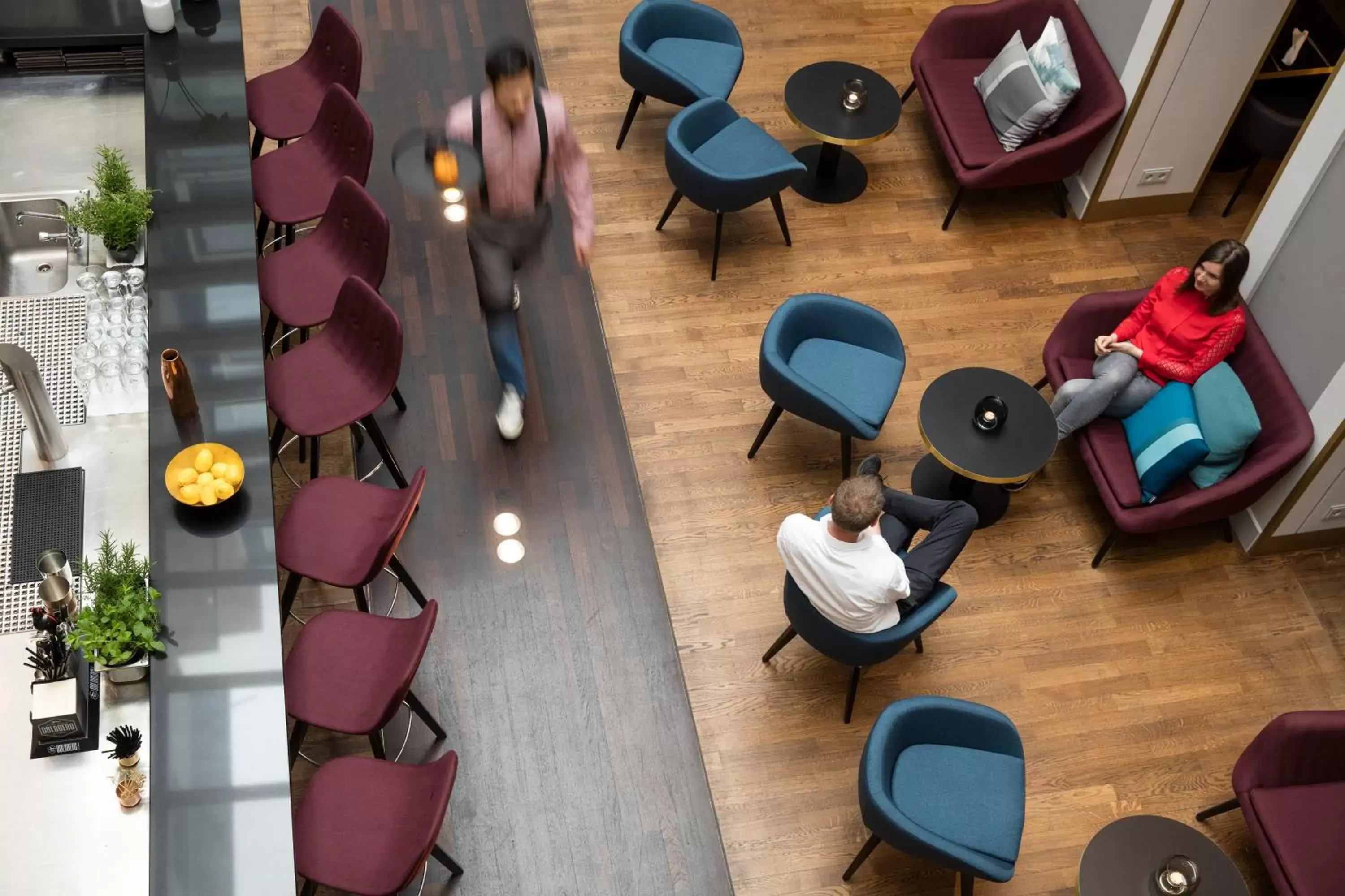 Lounge or bar in art'otel berlin mitte, Powered by Radisson Hotels Lounge or bar in art'otel berlin mitte, Powered by Radisson Hotels