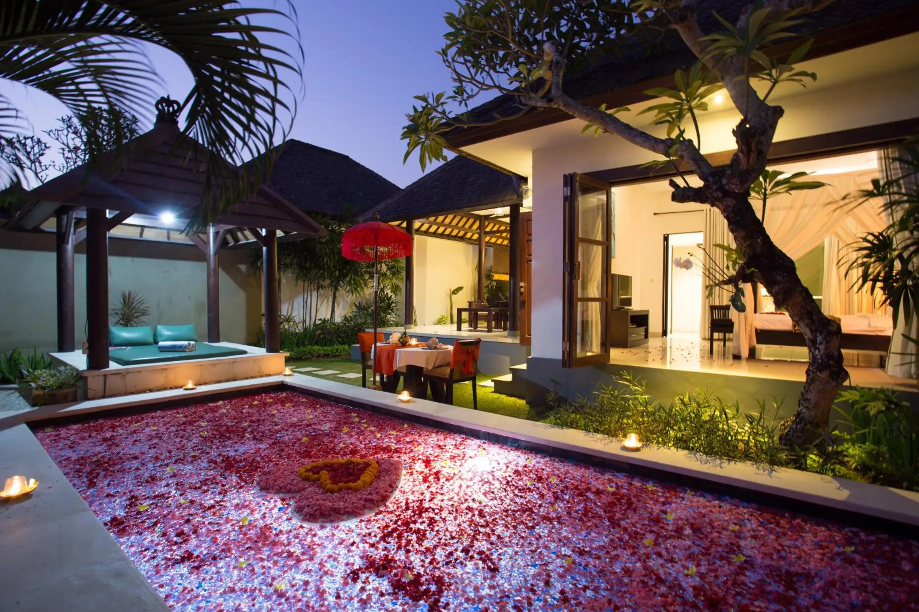 Swimming Pool in The Bidadari Villas and Spa