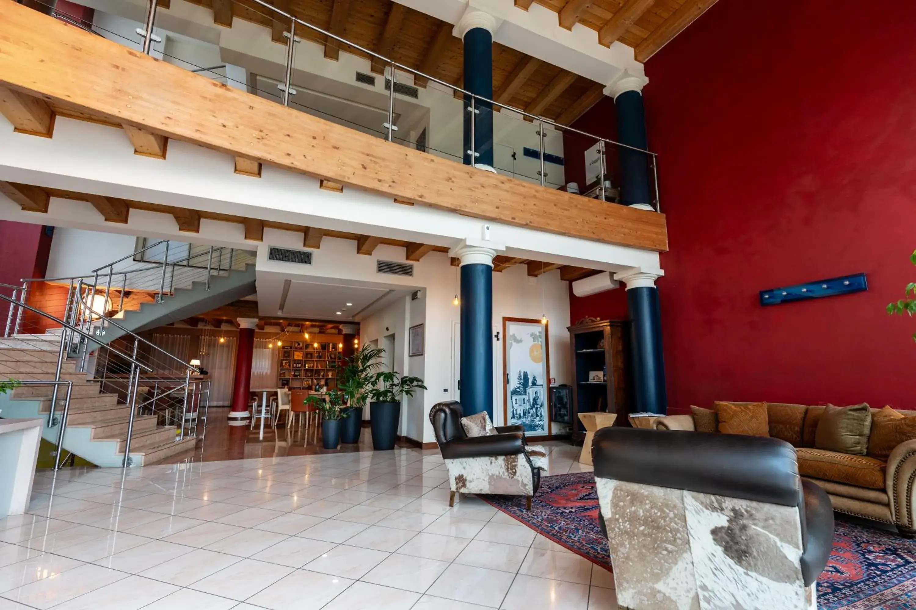 Lobby or reception in Hotel Alle Acque Lobby or reception in Hotel Alle Acque