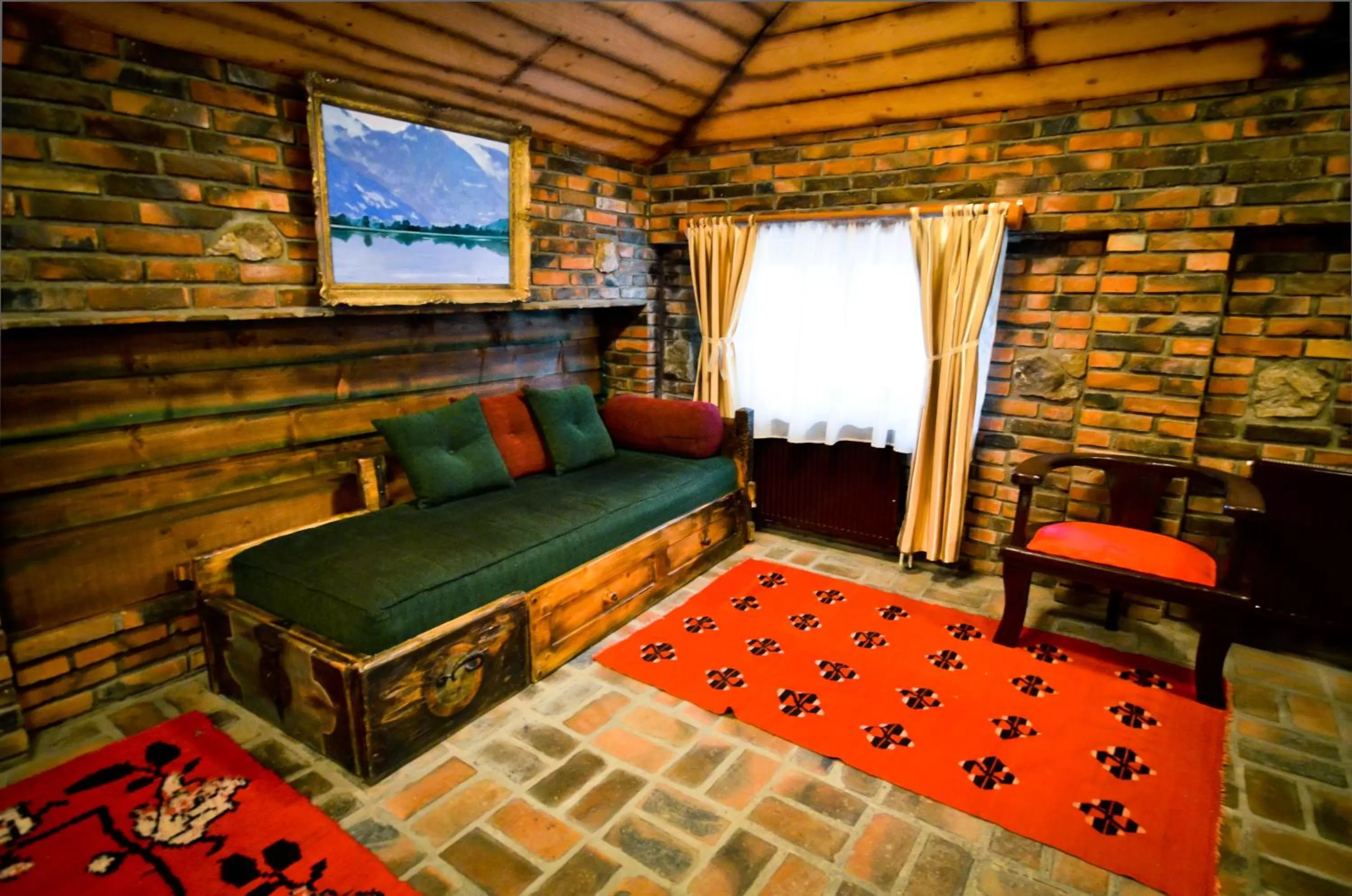 Garden view in B&B Etno Village Sunčana Reka