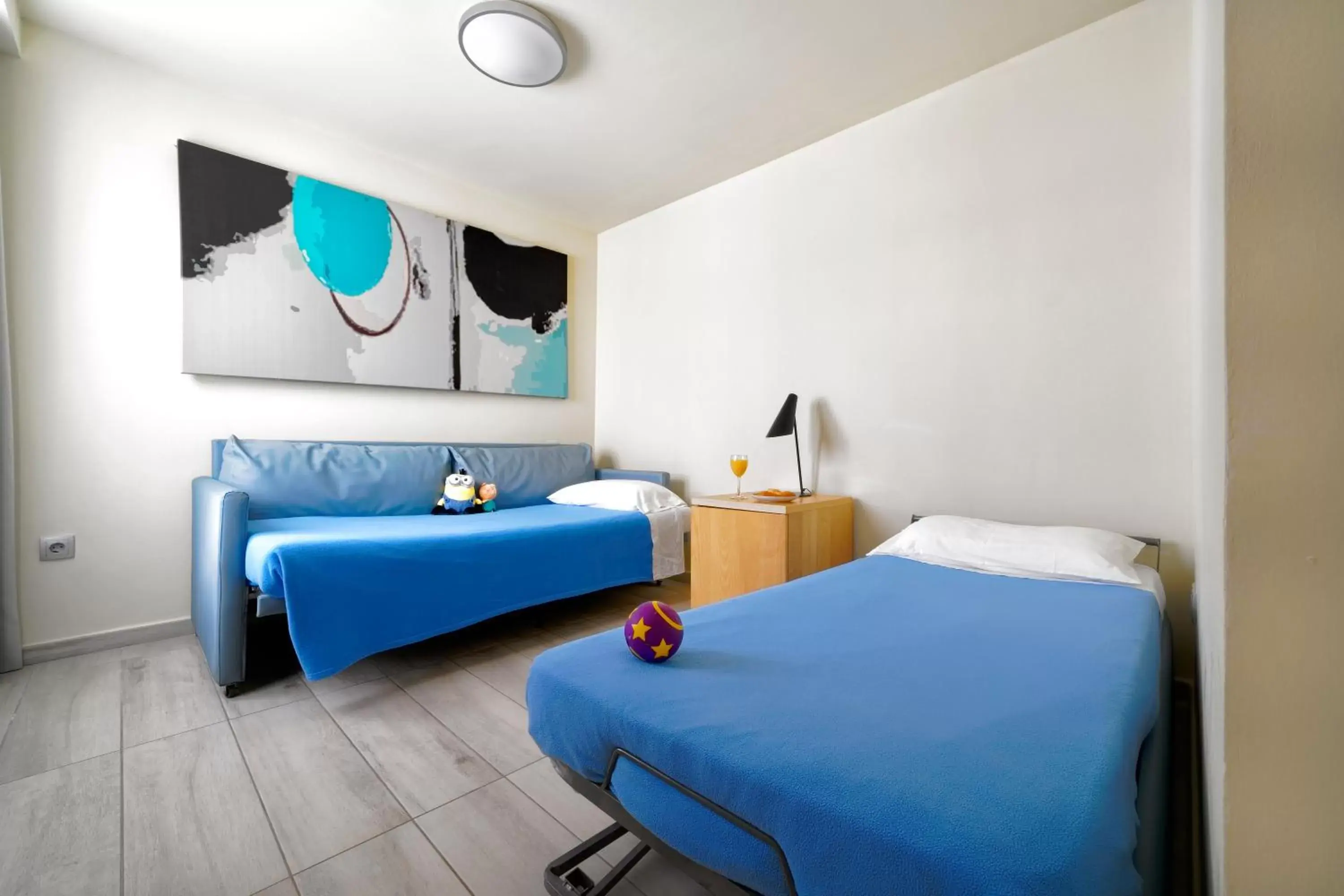 Bed in Aqua Suites