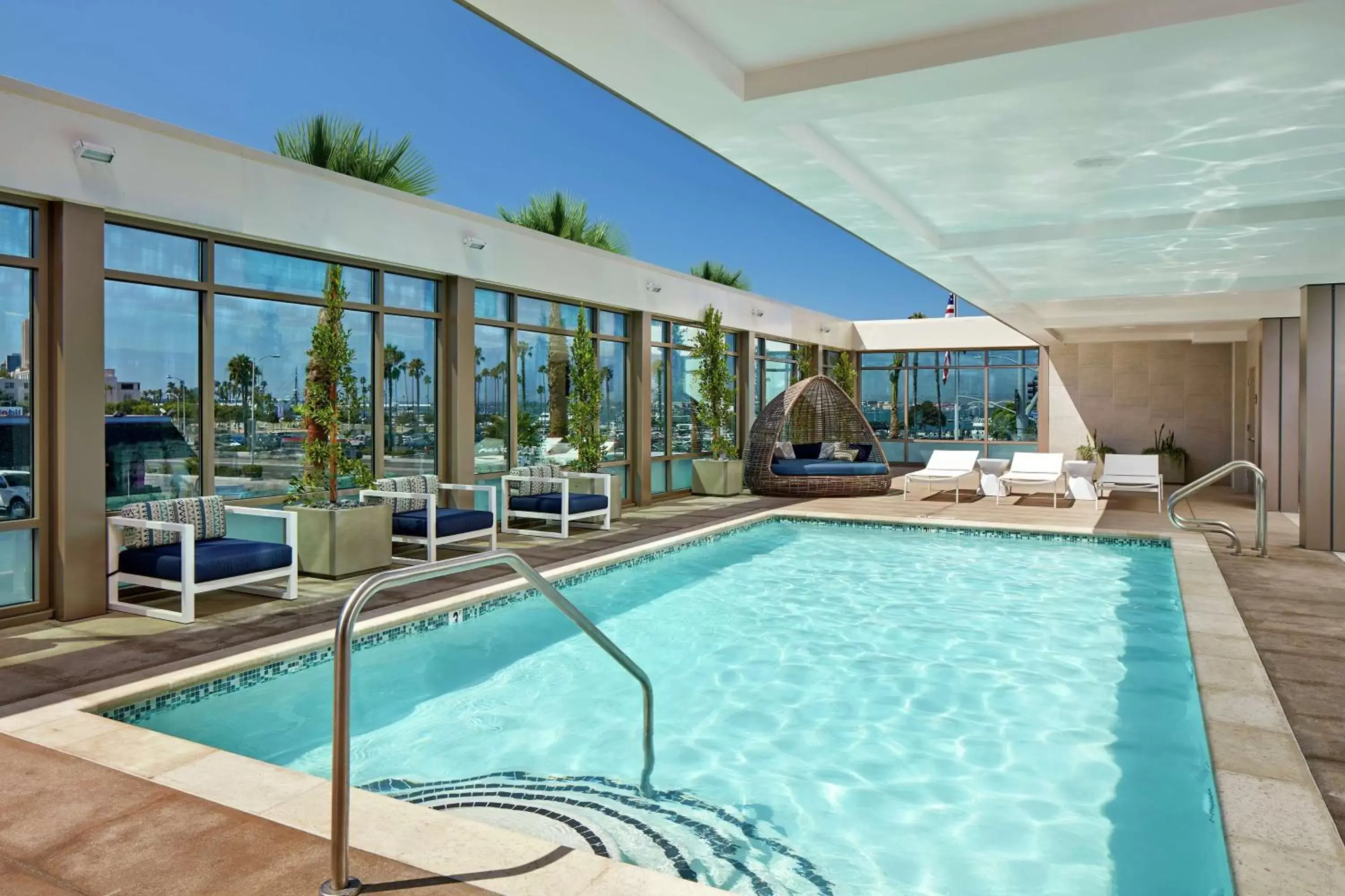 Pool view, Swimming Pool in Hilton Garden Inn San Diego Downtown/Bayside, CA