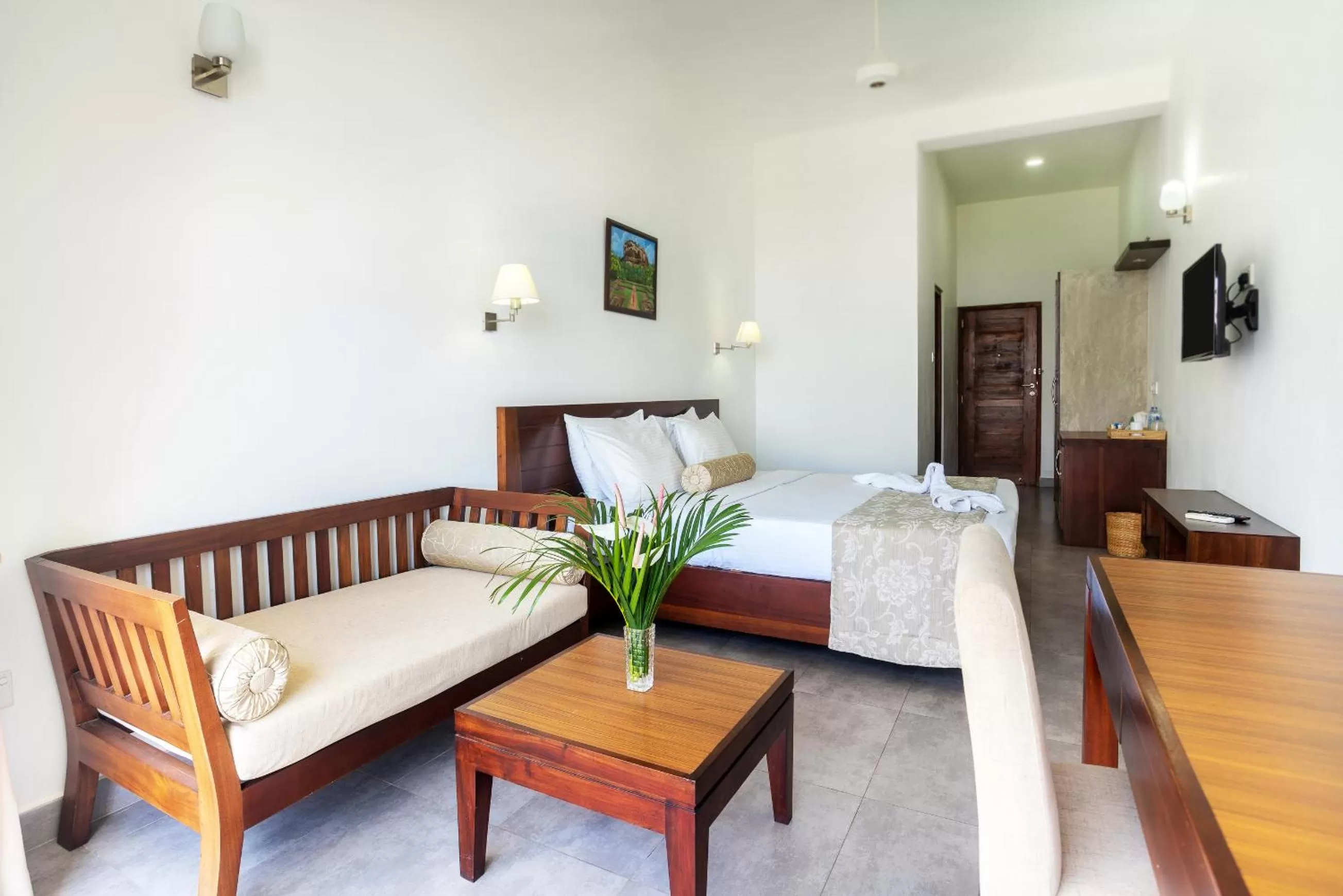 Photo of the whole room, Bed in The Kandyan Villa