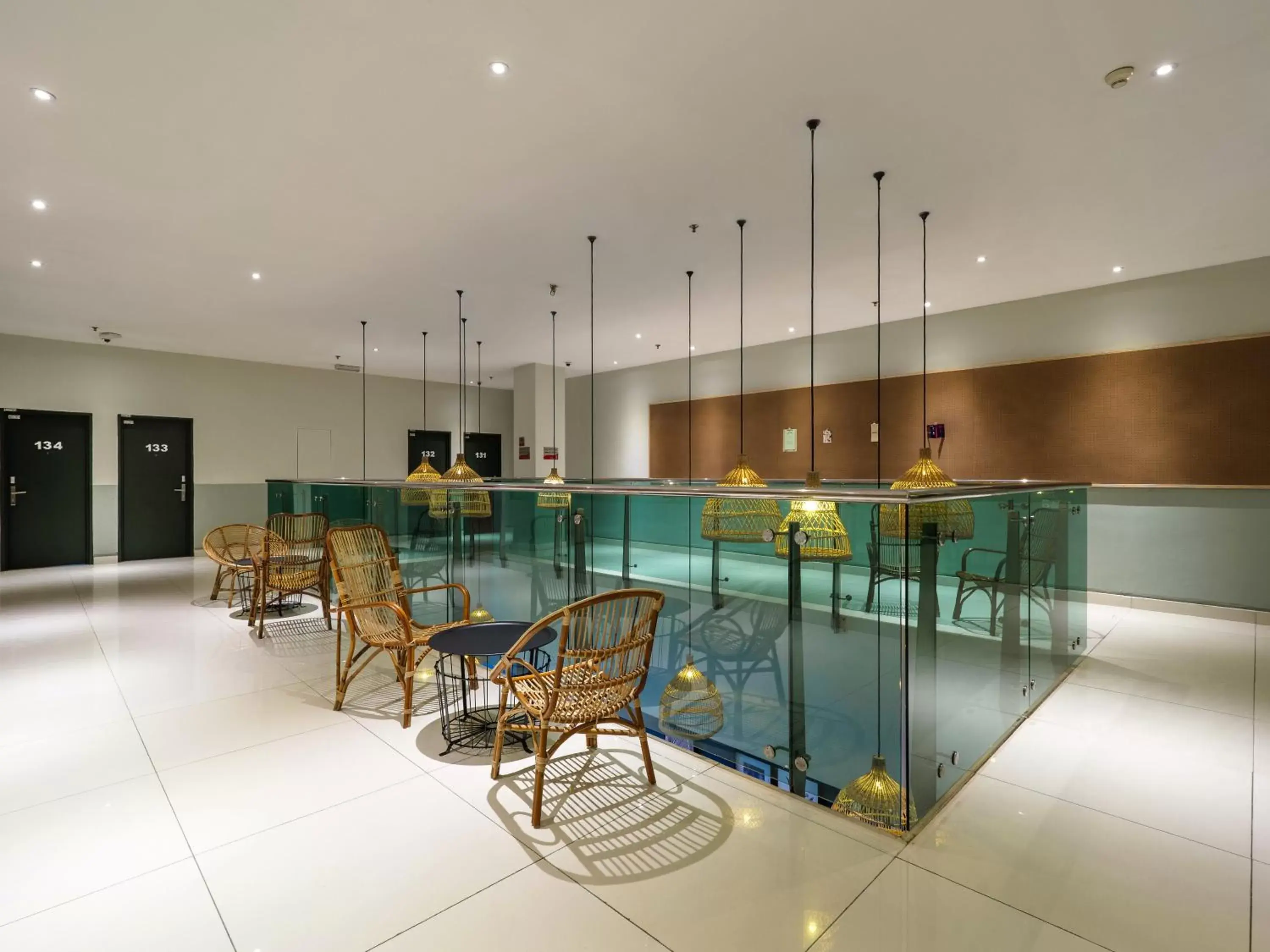 Communal lounge/ TV room, Swimming Pool in Tune Hotel - 1Borneo Kota Kinabalu