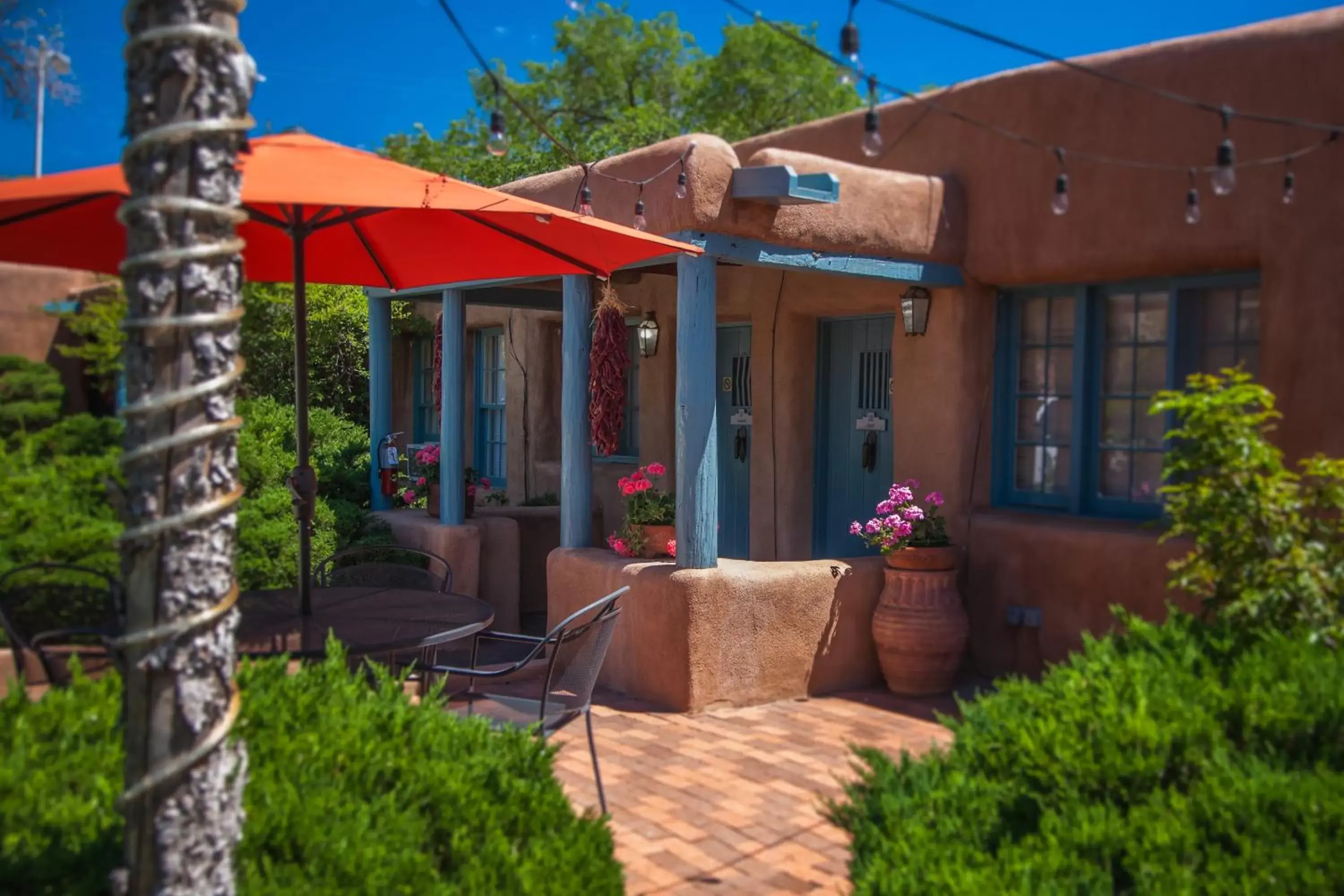 Patio in Pueblo Bonito Santa Fe