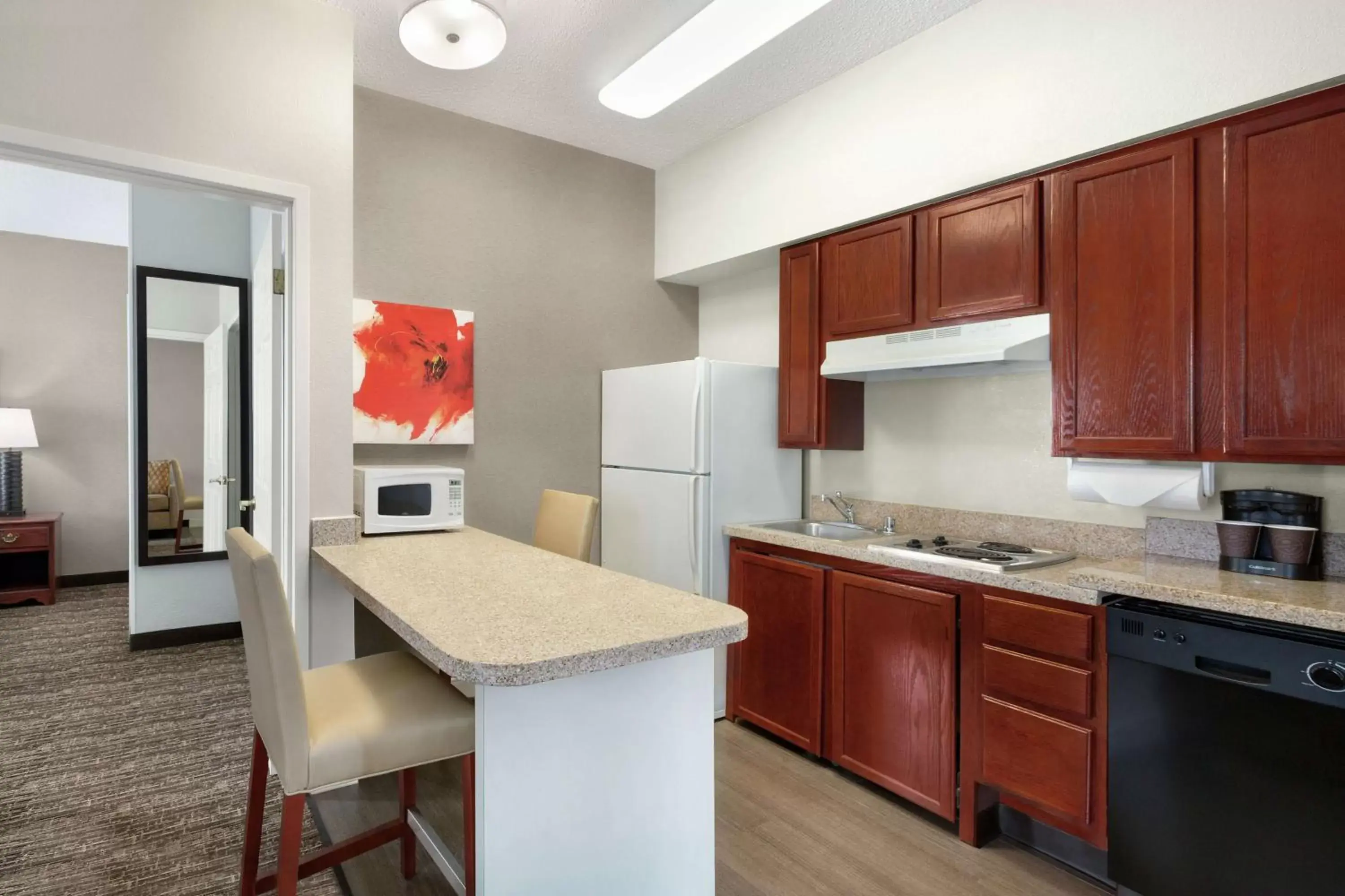 Kitchen or kitchenette, Kitchen/Kitchenette in Homewood Suites by Hilton Dallas-Arlington