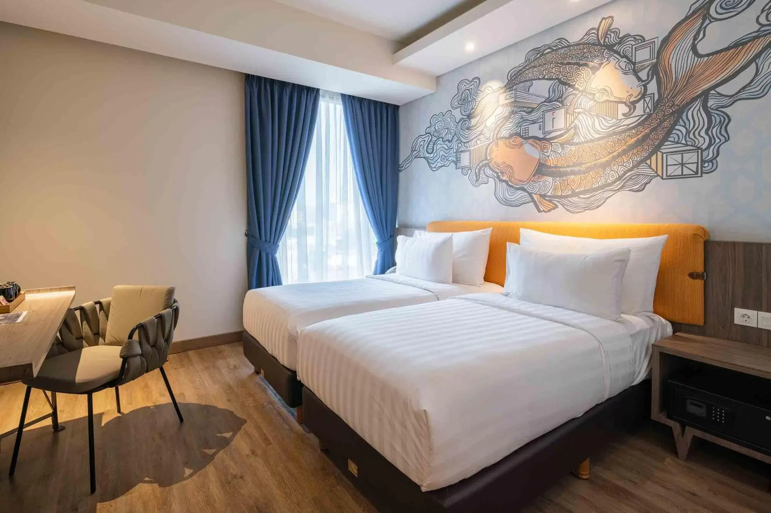 Bed in Luminor Hotel Kota Jakarta By WH