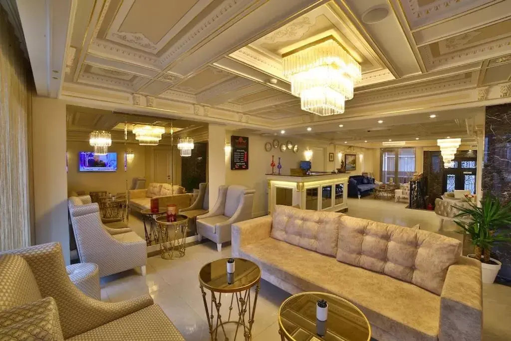 Seating area, Lounge/Bar in Yılsam Sultanahmet Hotel