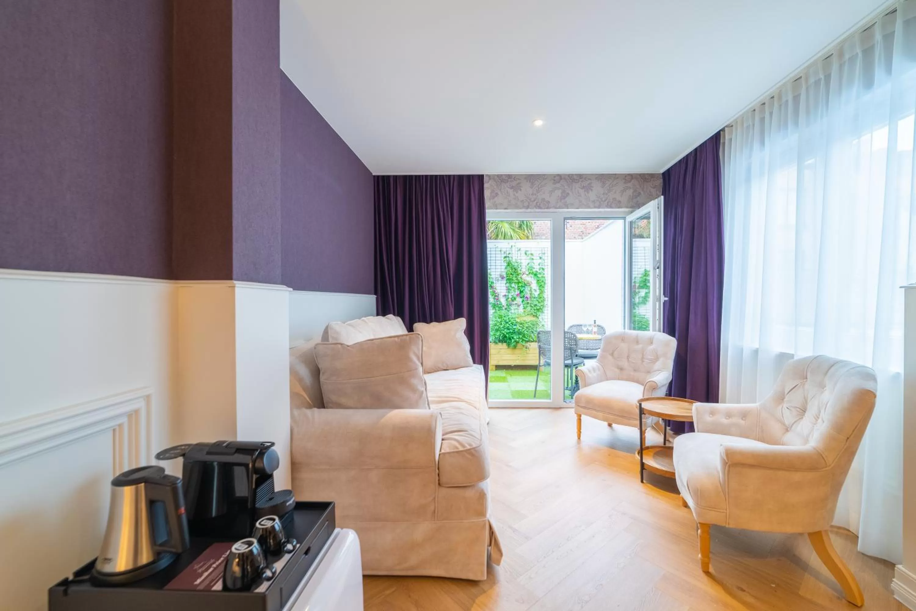 Seating area in Grand Hotel Normandy by CW Hotel Collection