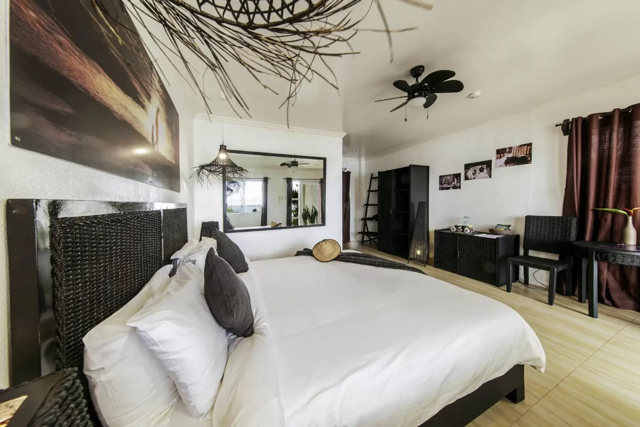 Bedroom in Ocean Vida Beach and Dive Resort