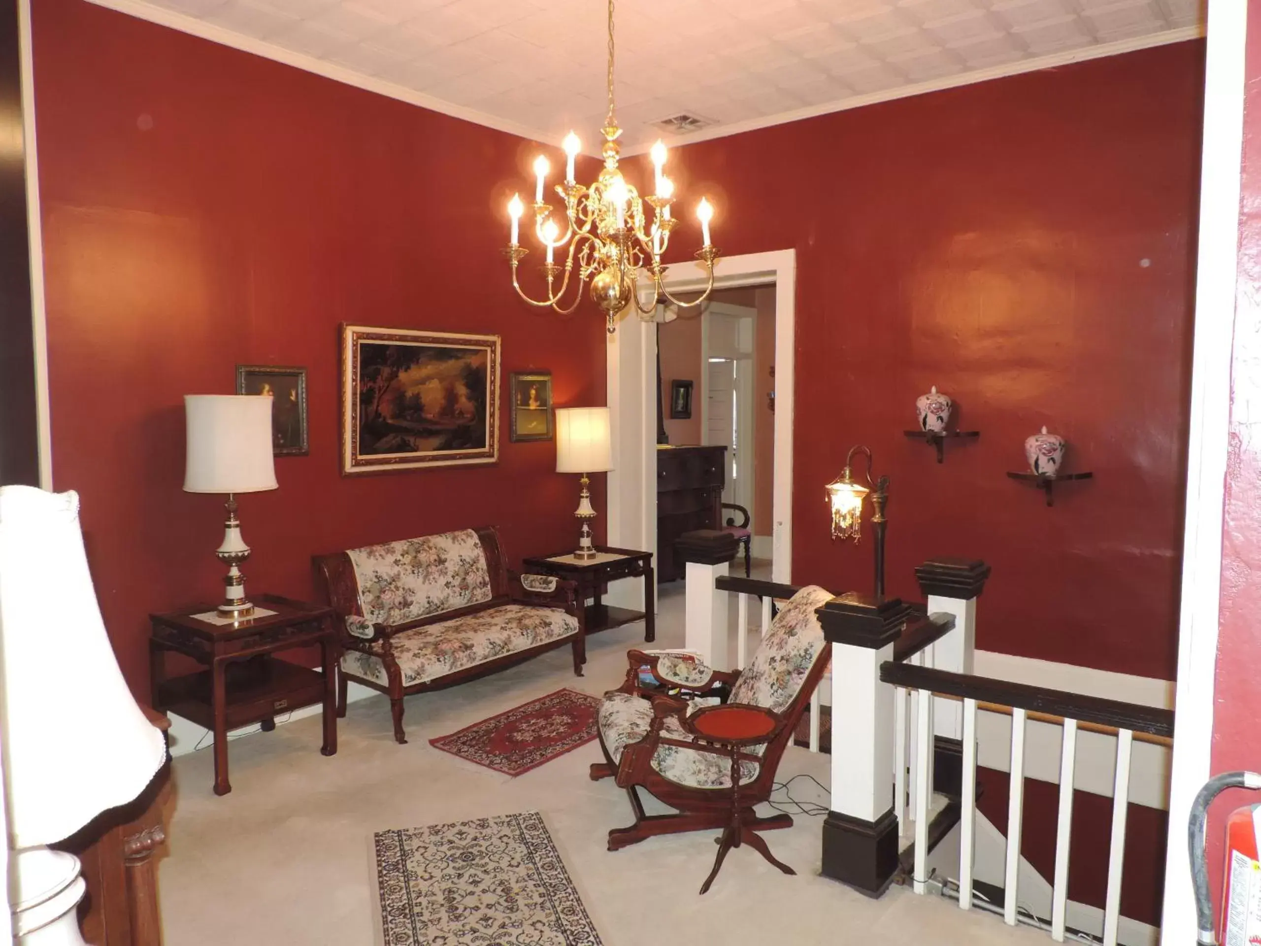 Lobby or reception, Seating Area in Franklin Terrace Bed and Breakfast