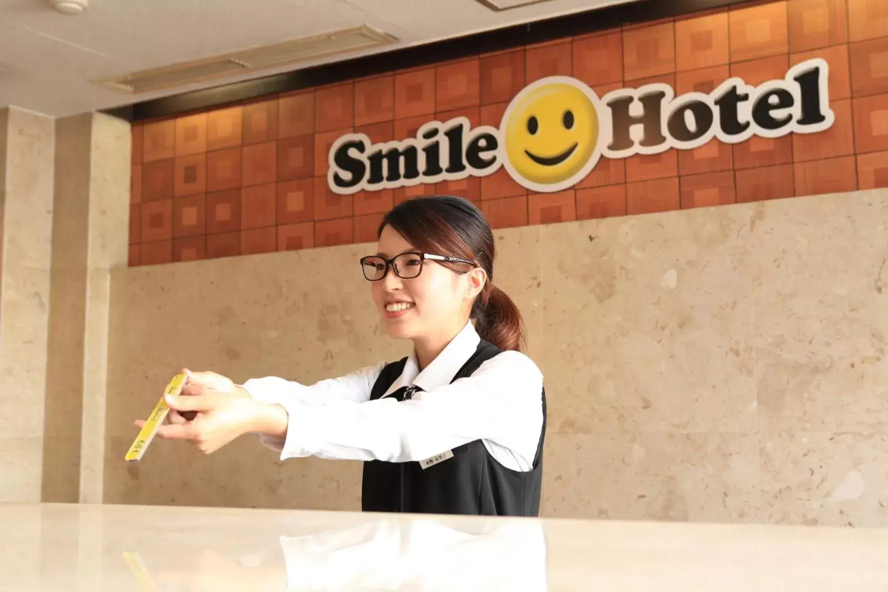Staff, Lobby/Reception in Smile Hotel Shimonoseki
