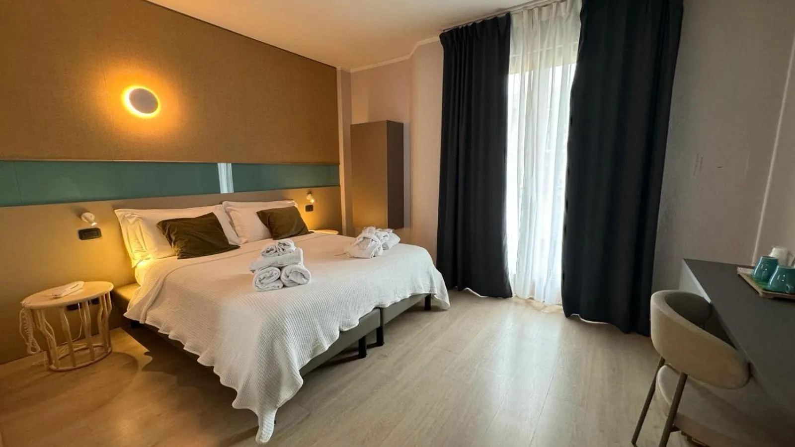 Bed in Hotel Oasi Wellness & Spa