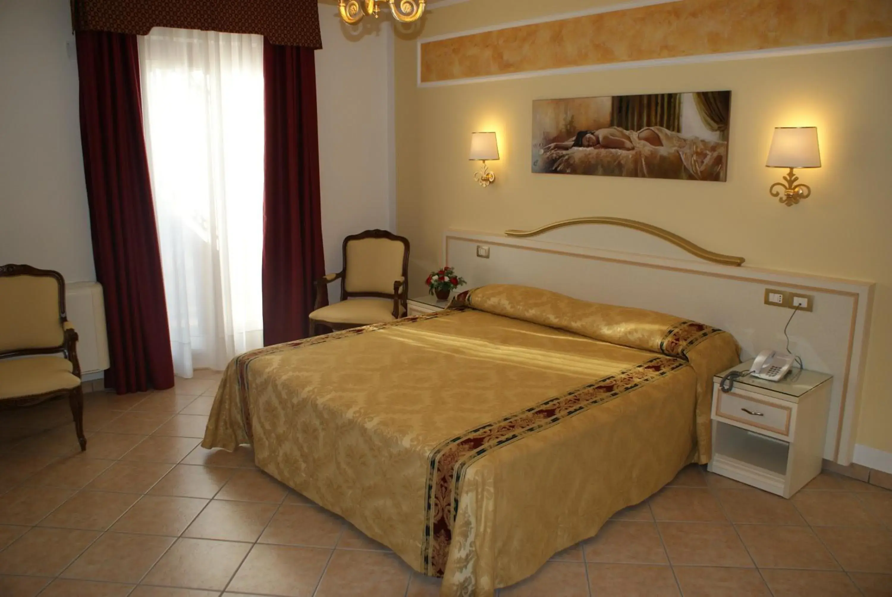 Photo of the whole room, Bed in Hotel Ristorante Borgo La Tana