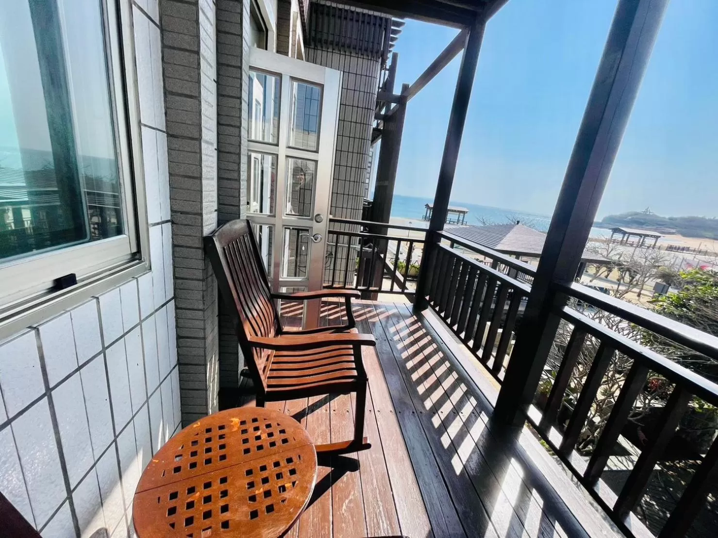Balcony/Terrace in Beachcastle & Sea View Villa