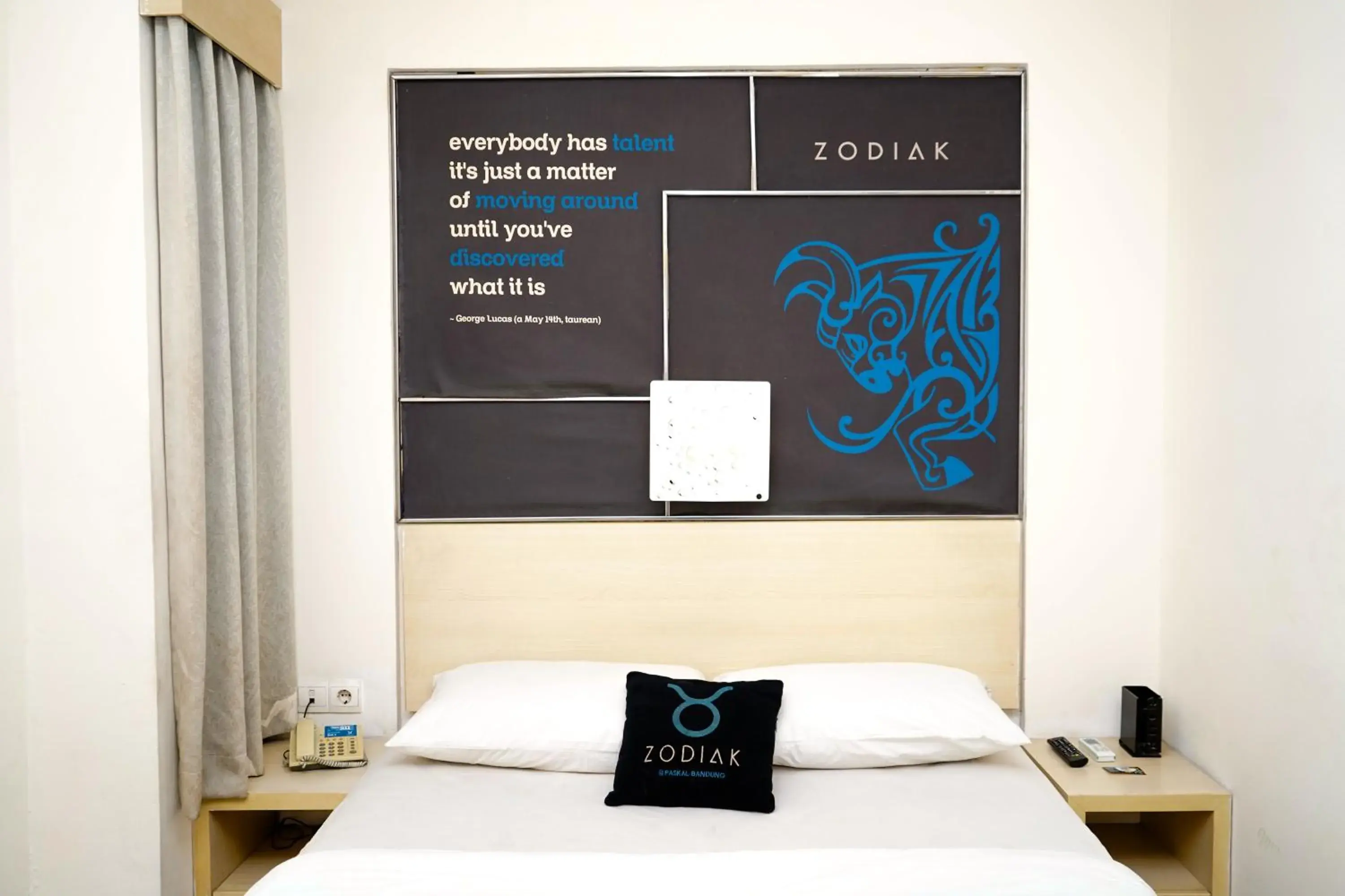 Bed in Zodiak Paskal by KAGUM Hotels