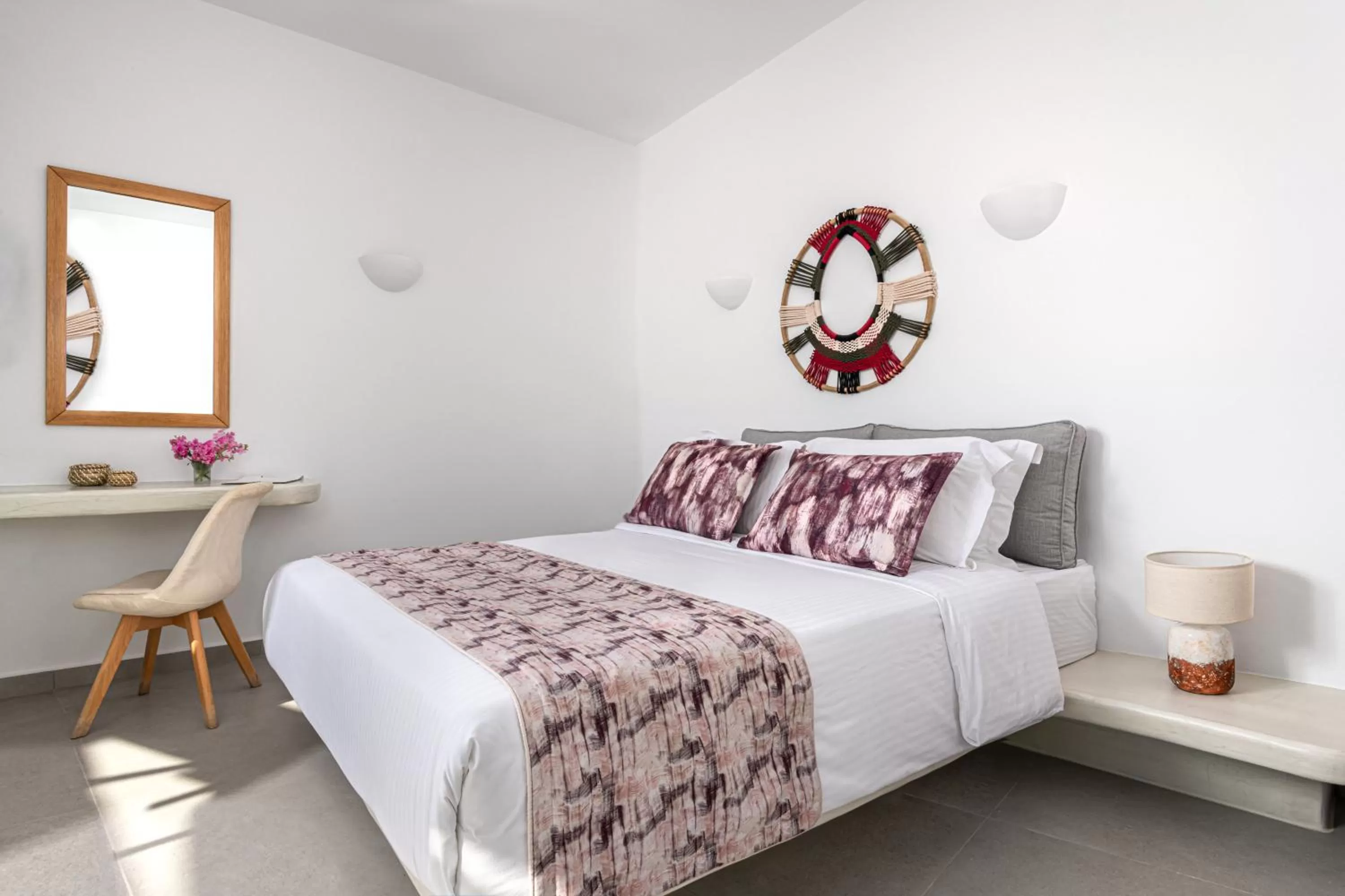 Bed in Adamant Suites