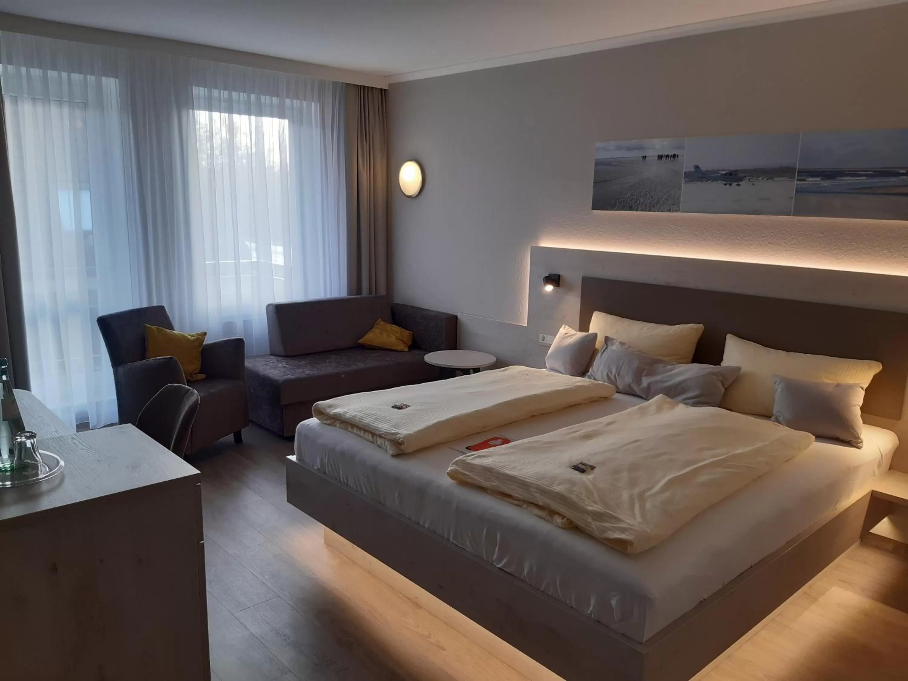 Bed in Apart Hotel Norden