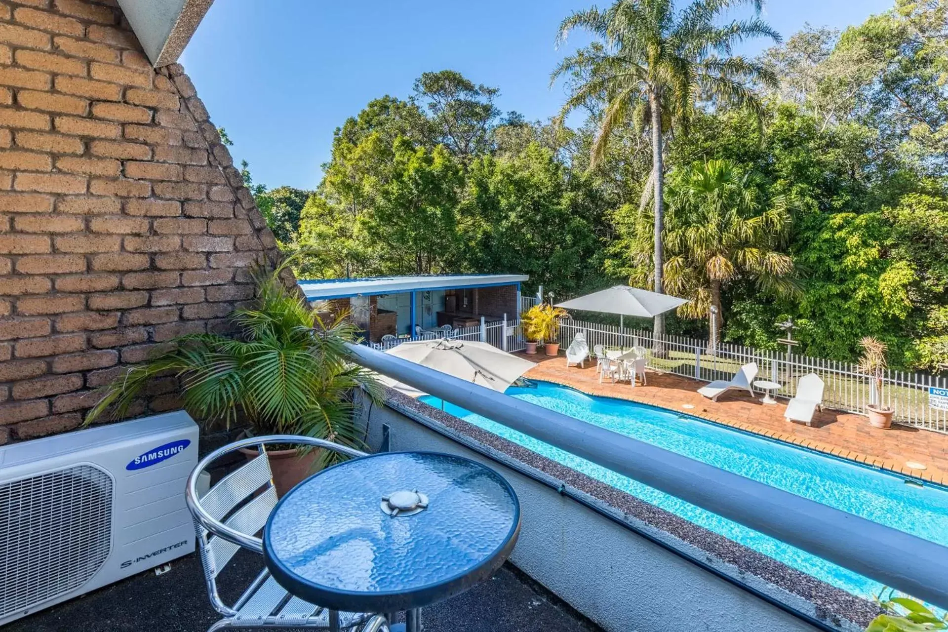 Pool view, Swimming Pool in Aquajet Motel