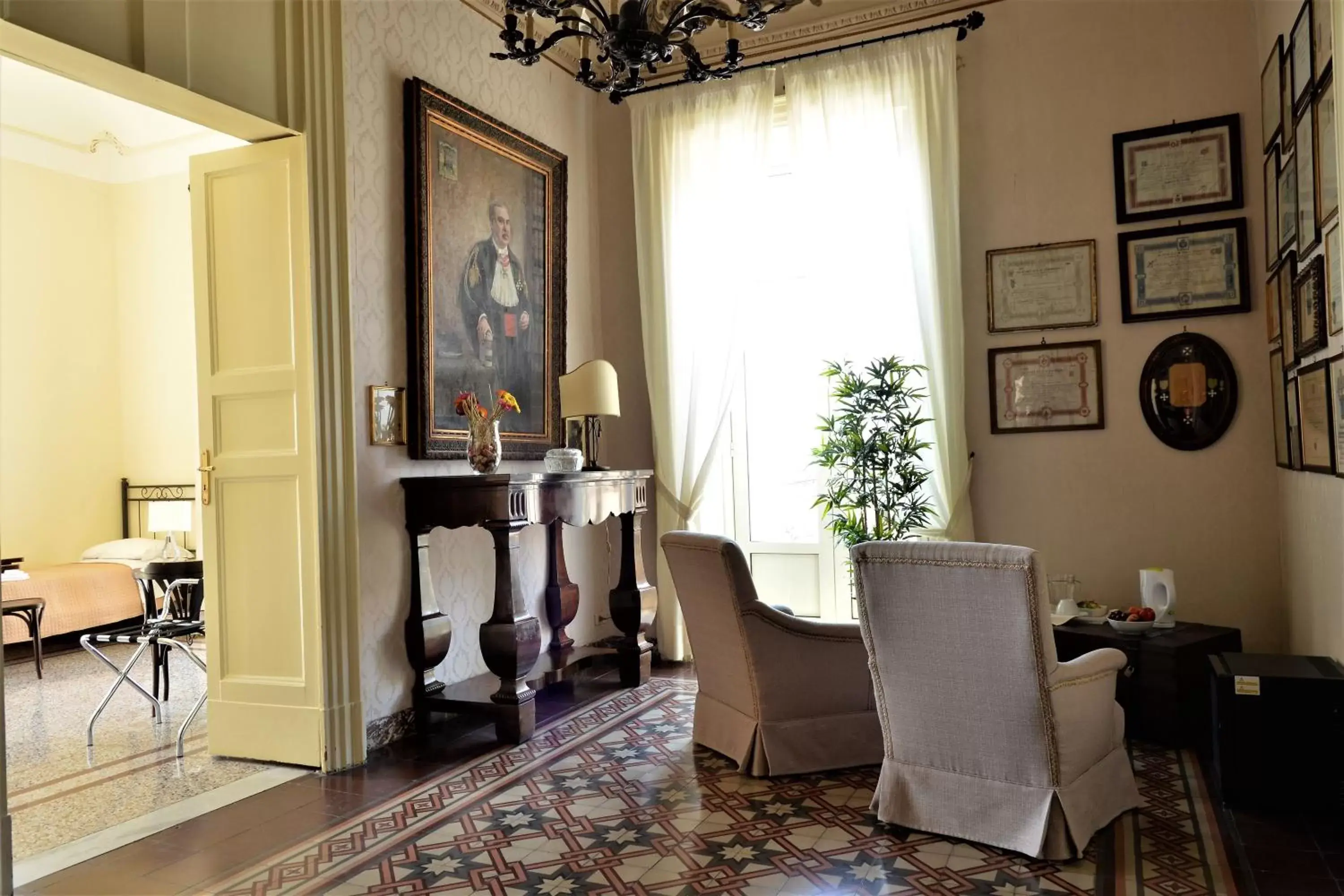 Seating Area in B&B al Teatro Massimo