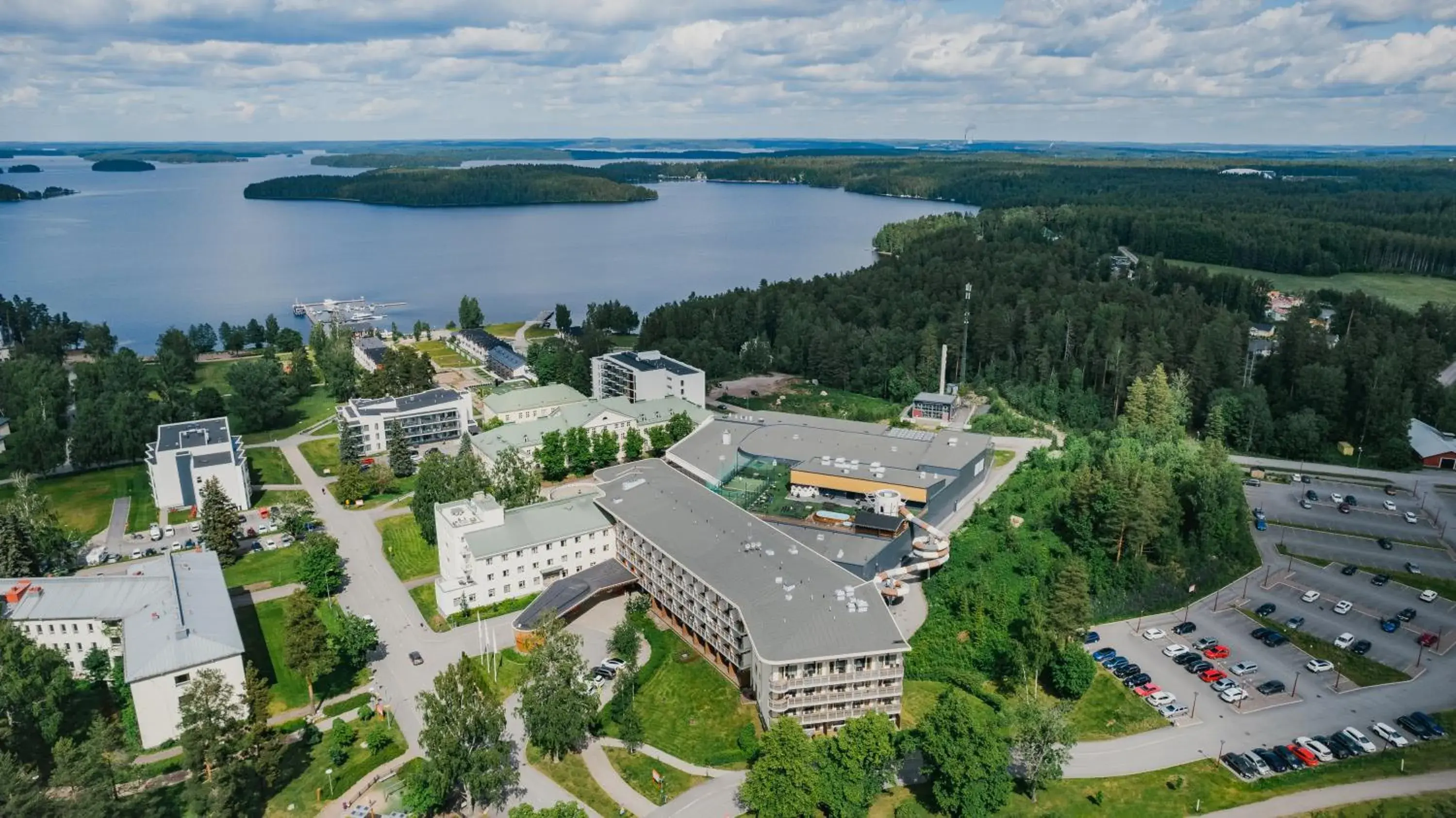 Area and facilities, Bird's-eye View in Holiday Club Saimaa
