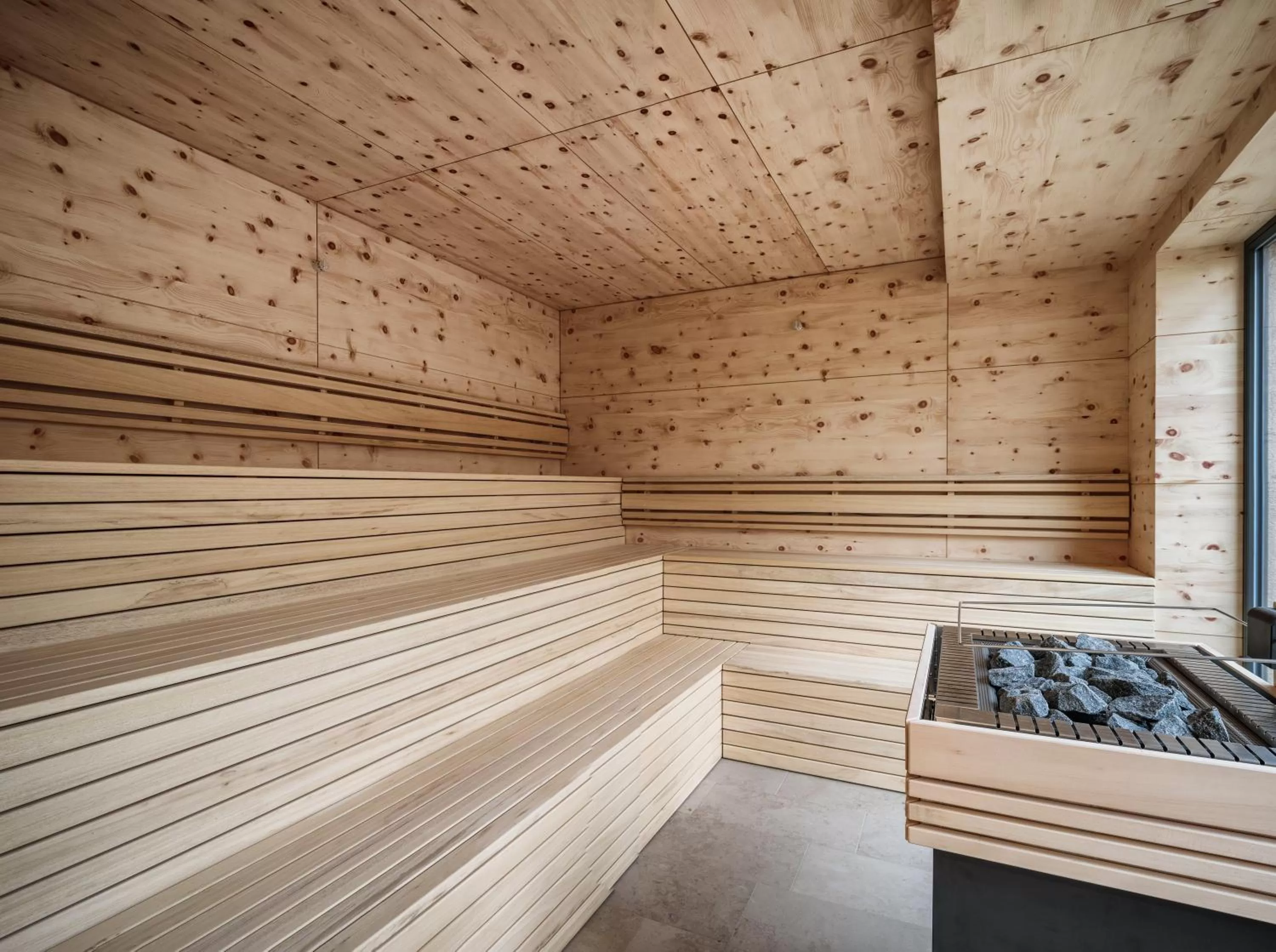 Sauna in Romantik Hotel Hirschen