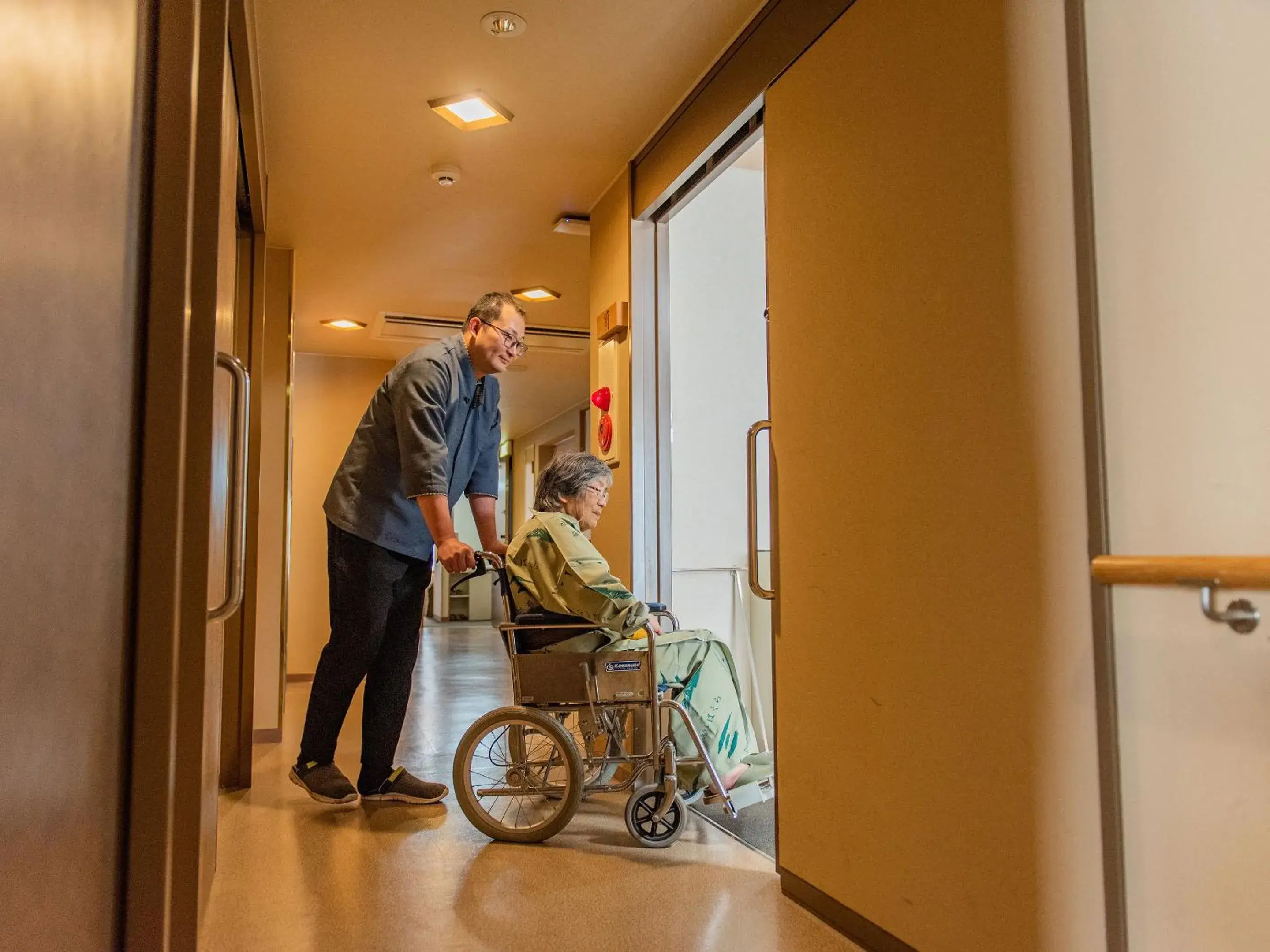 Facility for disabled guests, Biking in Ryokan Hakura