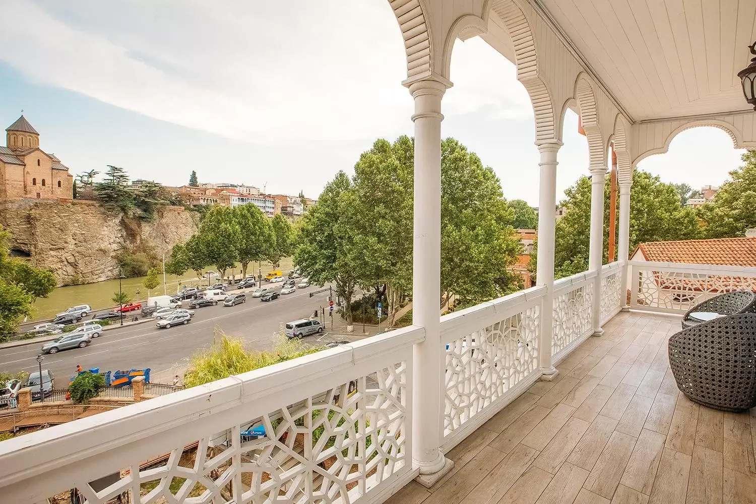 Balcony/Terrace in Hotel Aivani Old Tbilisi by DNT Group