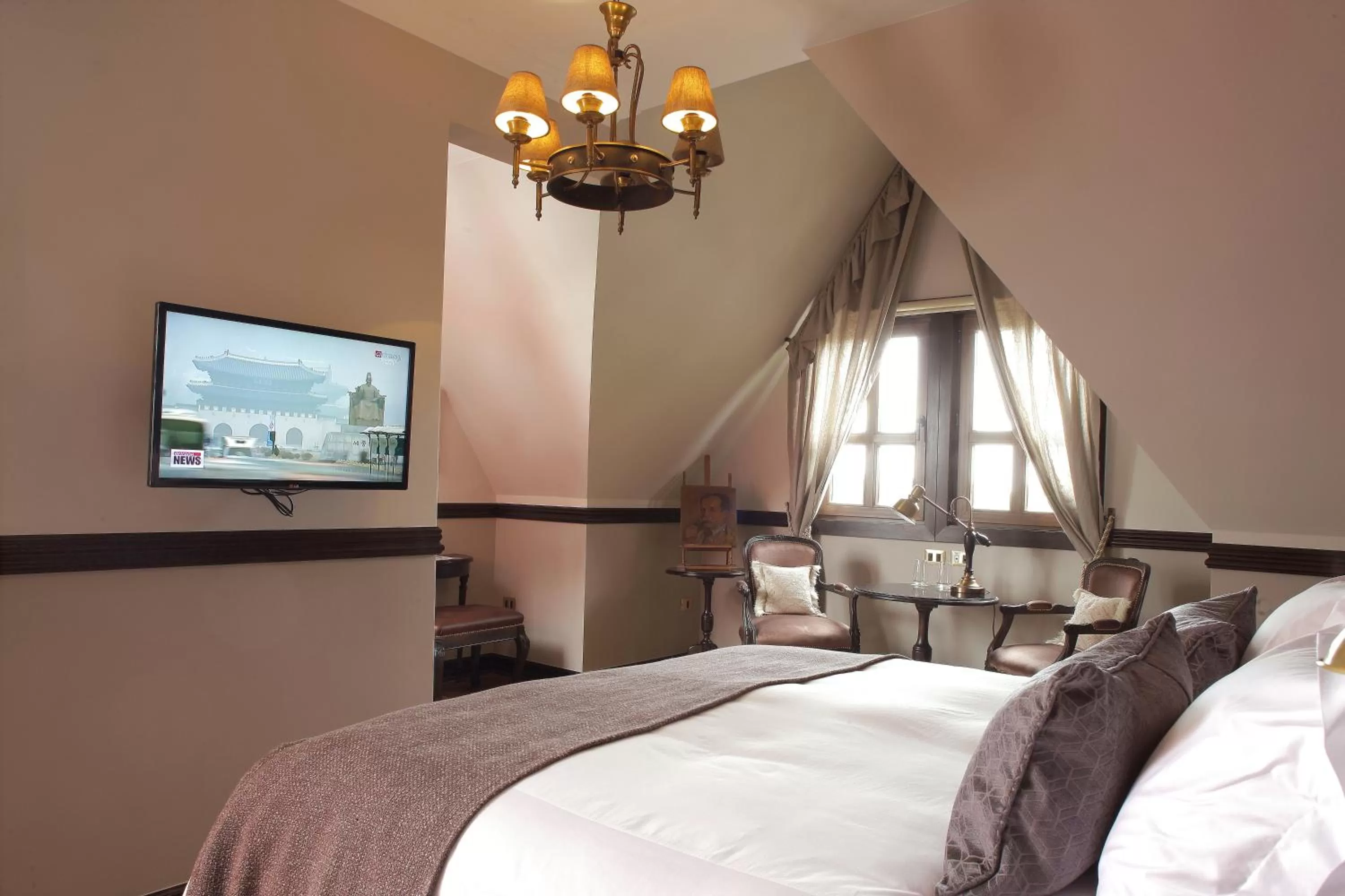 Bed in Hotel Boutique Castillo Rojo