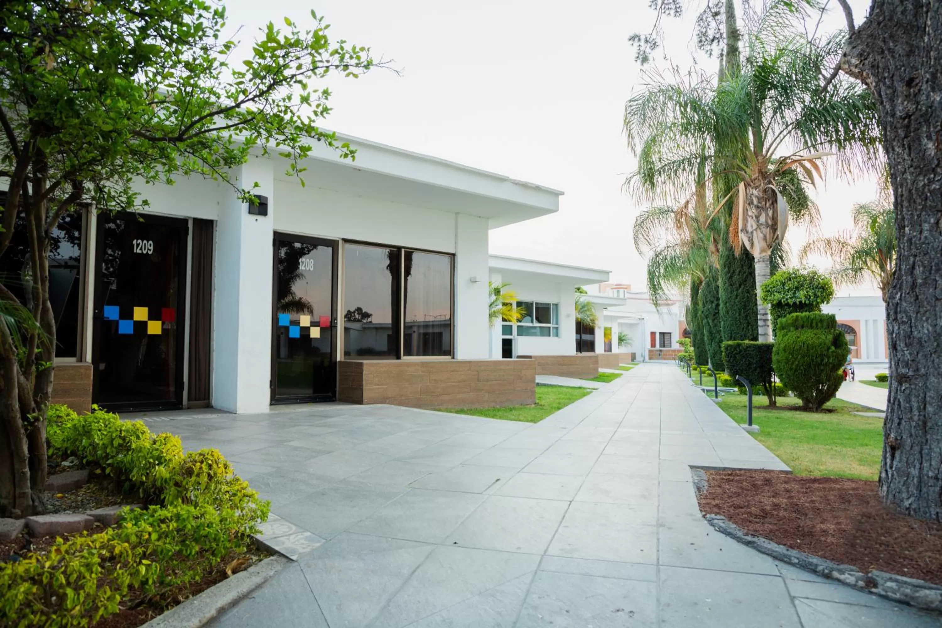 Garden view in Hotel María Dolores San Luis Potosí