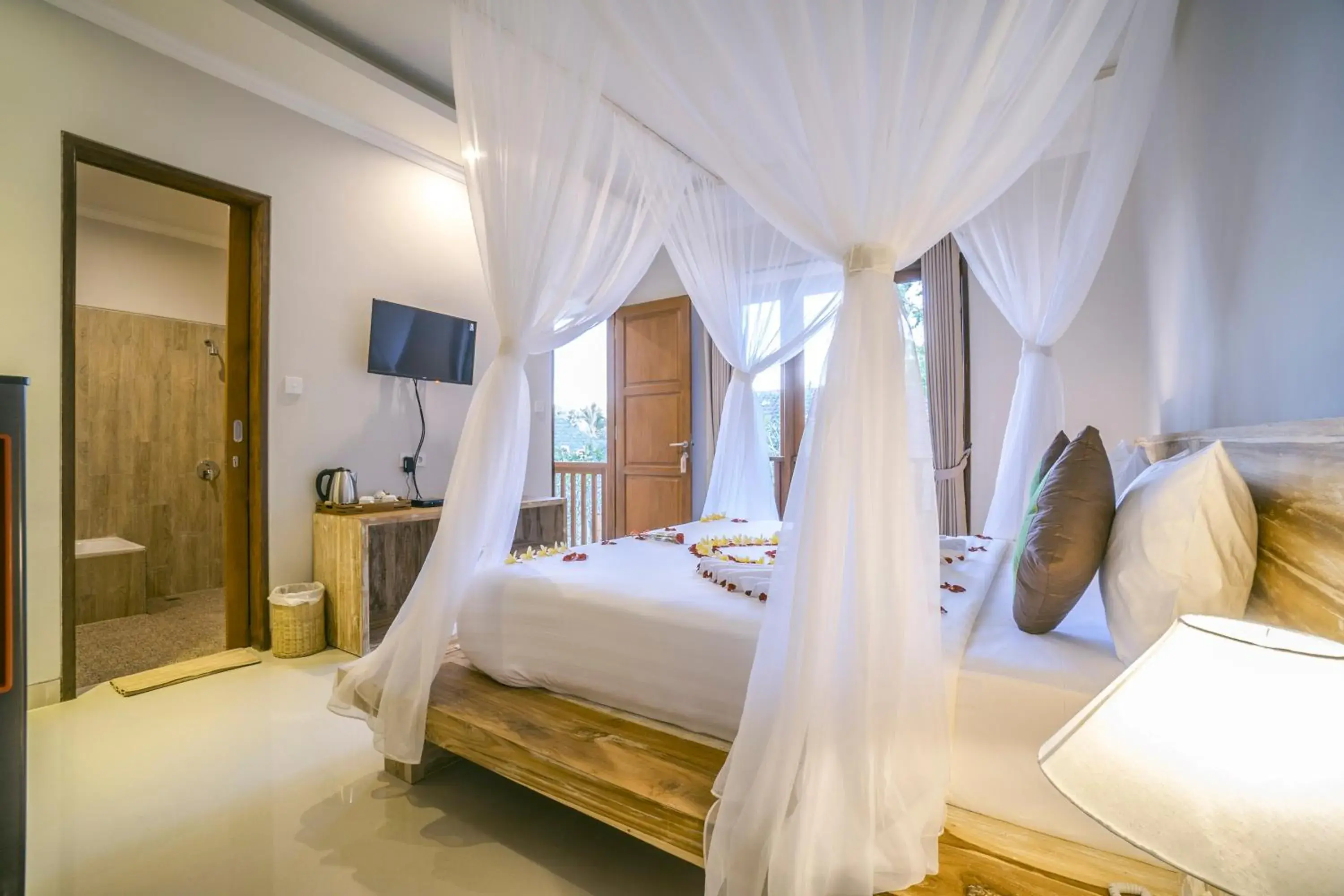 Bedroom, Bed in Ubud Tropical Garden 2 Bedroom, Bed in Ubud Tropical Garden 2