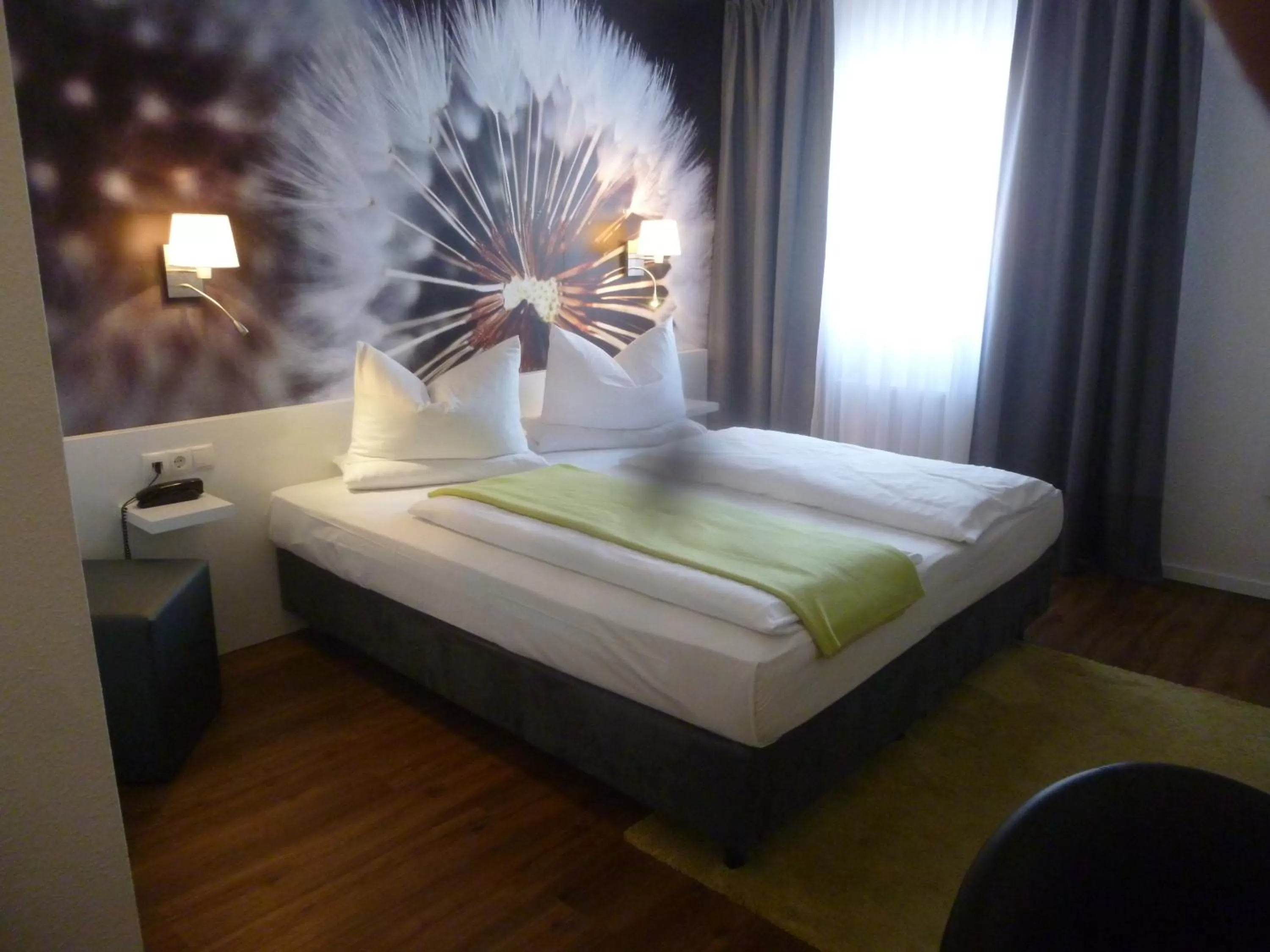 Bed in Gartenstadt Hotel