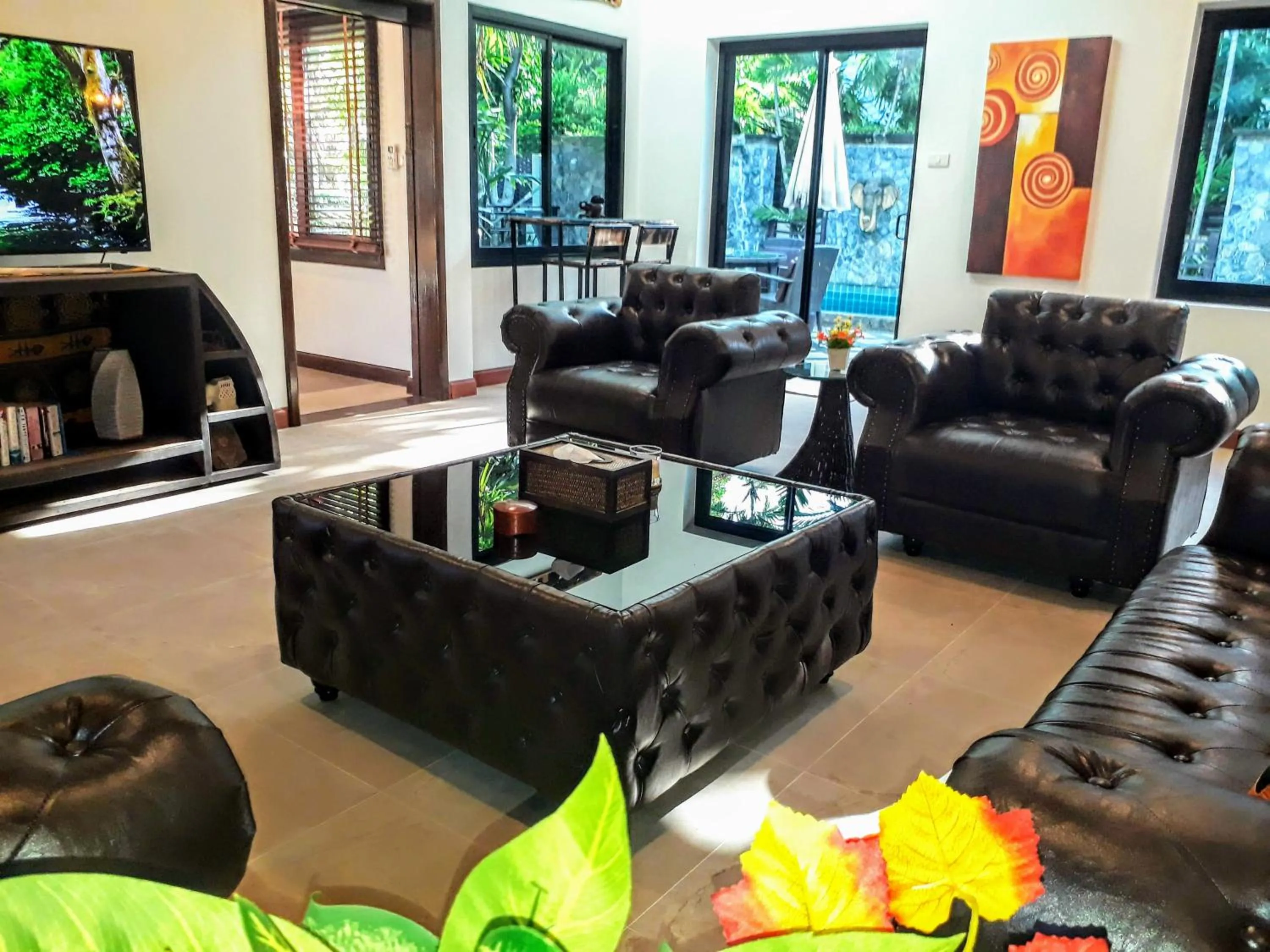 Living room in Samui Sun Villa