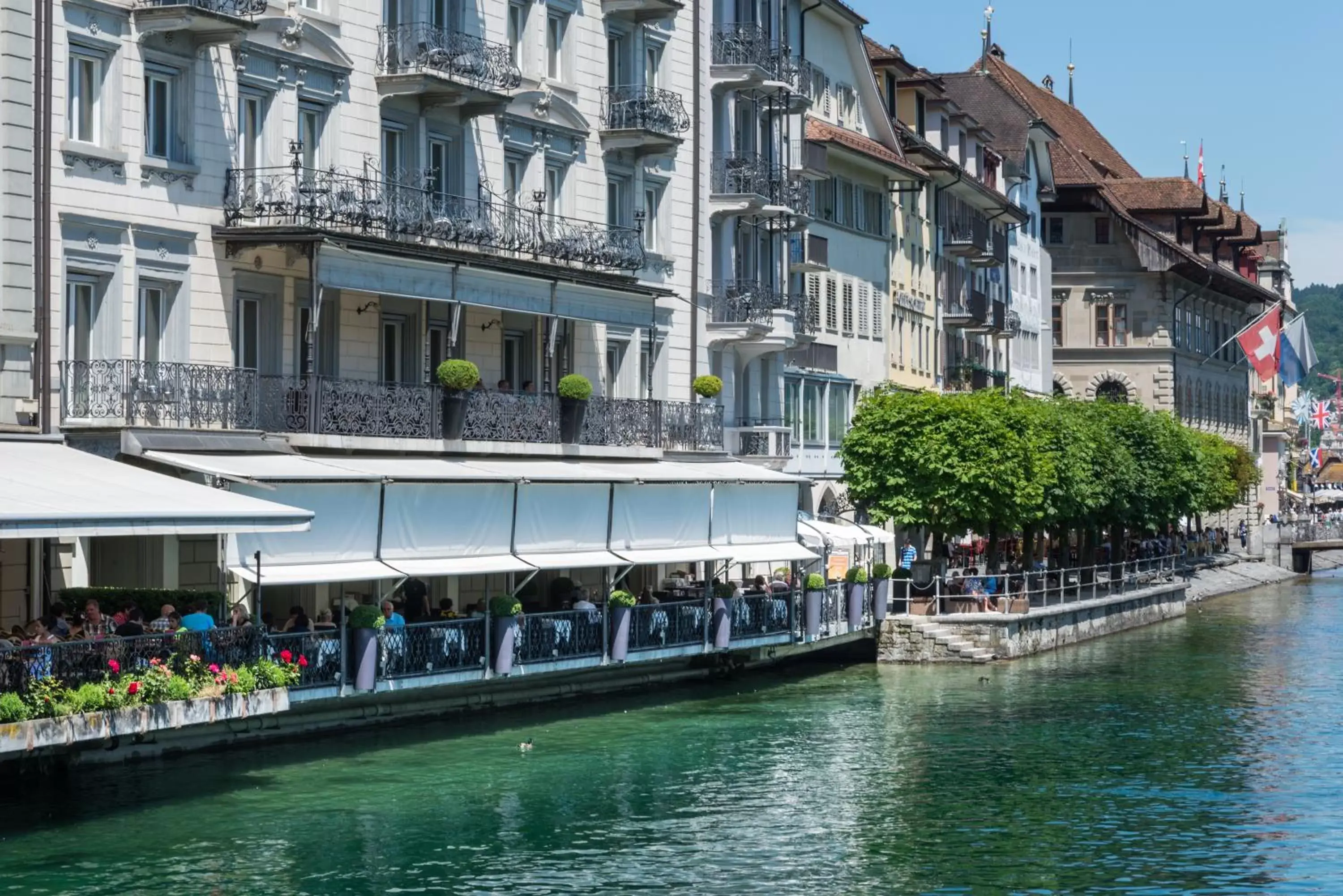 Balcony/Terrace, Property Building in Hotel des Balances