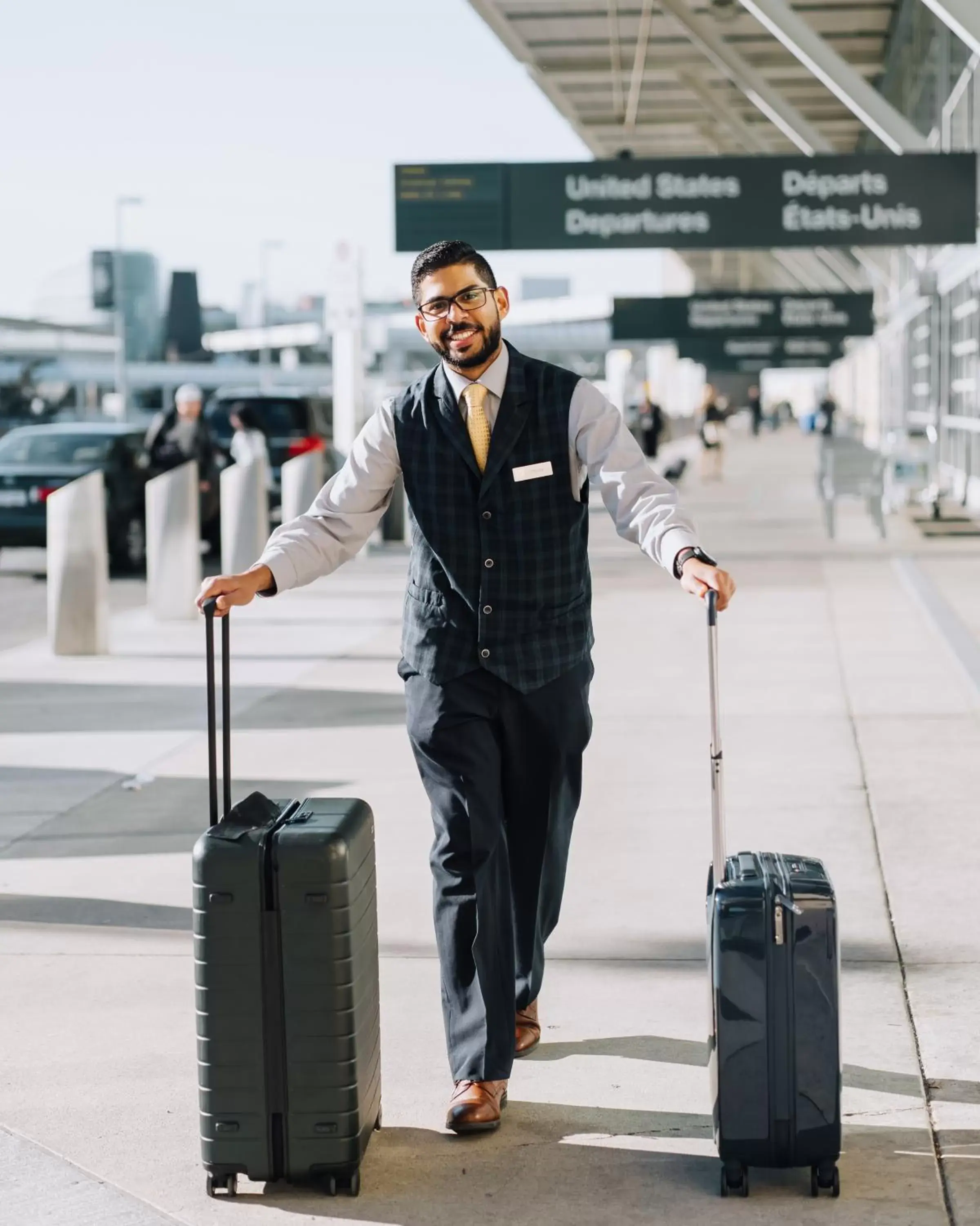 People in Fairmont Vancouver Airport In-Terminal Hotel