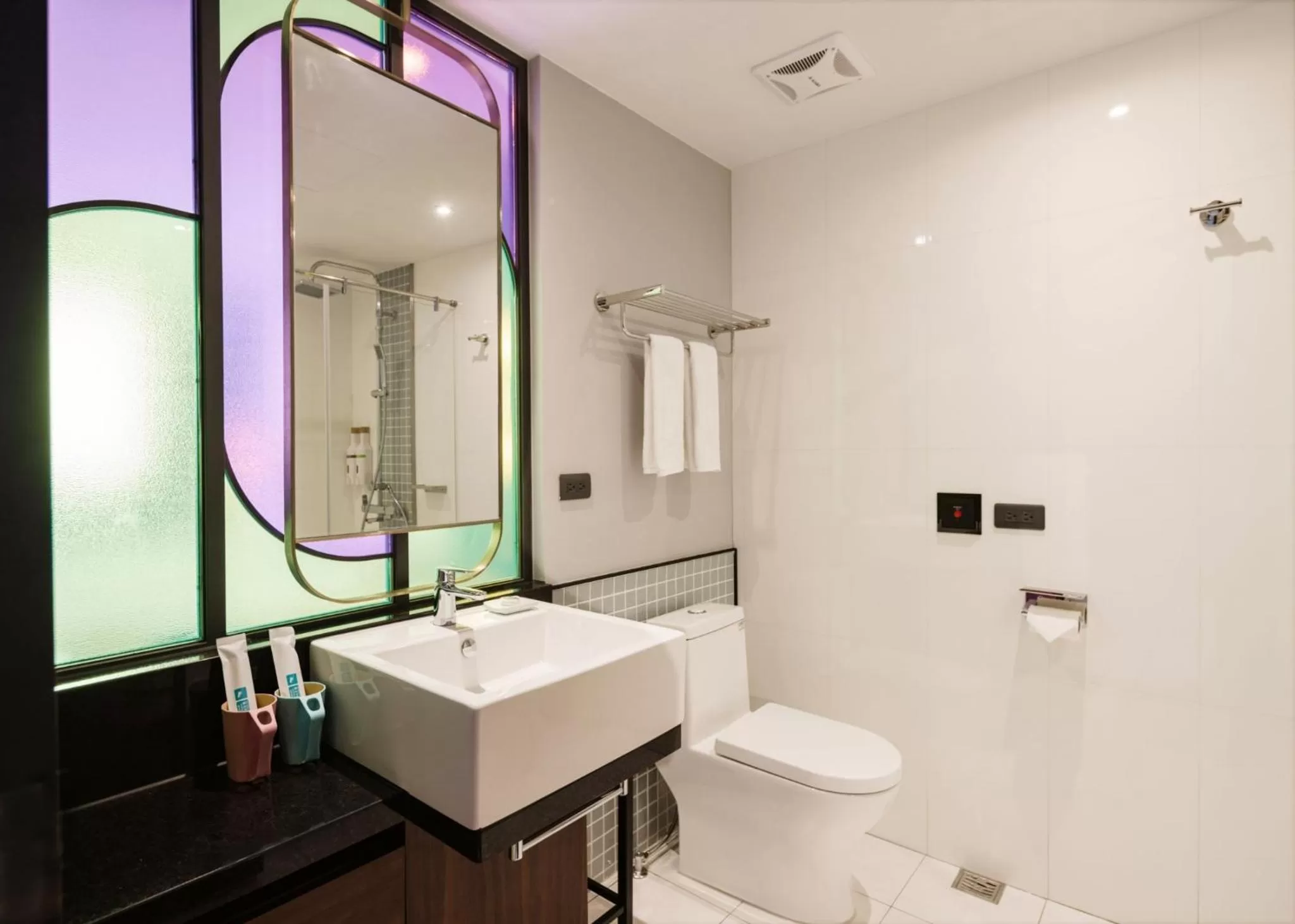 Bathroom in OLAH Poshtel - Taichung Station