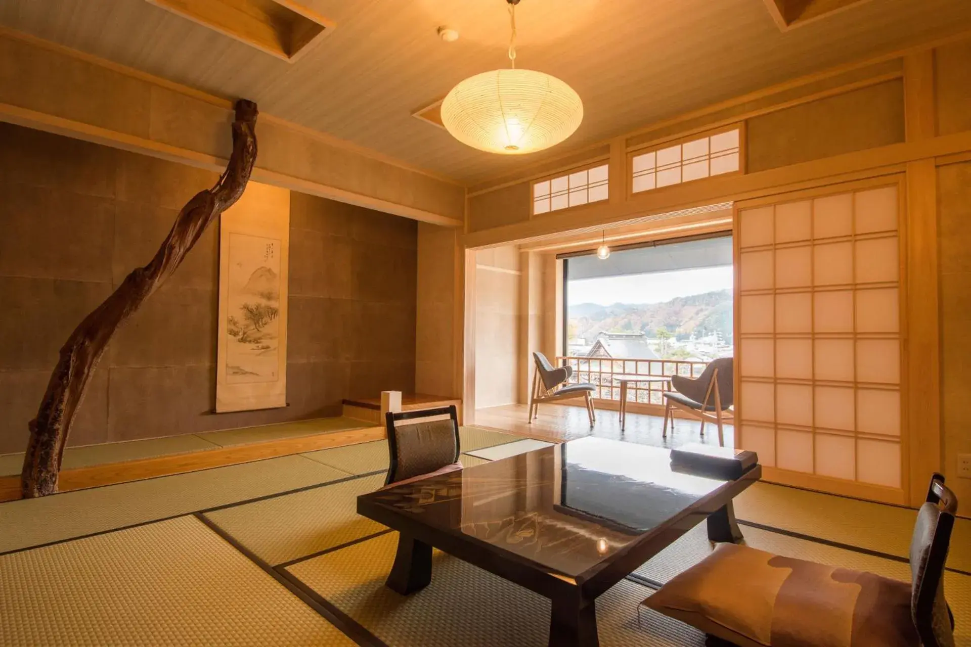 Living room, Seating Area in Ryokan Yatsusankan