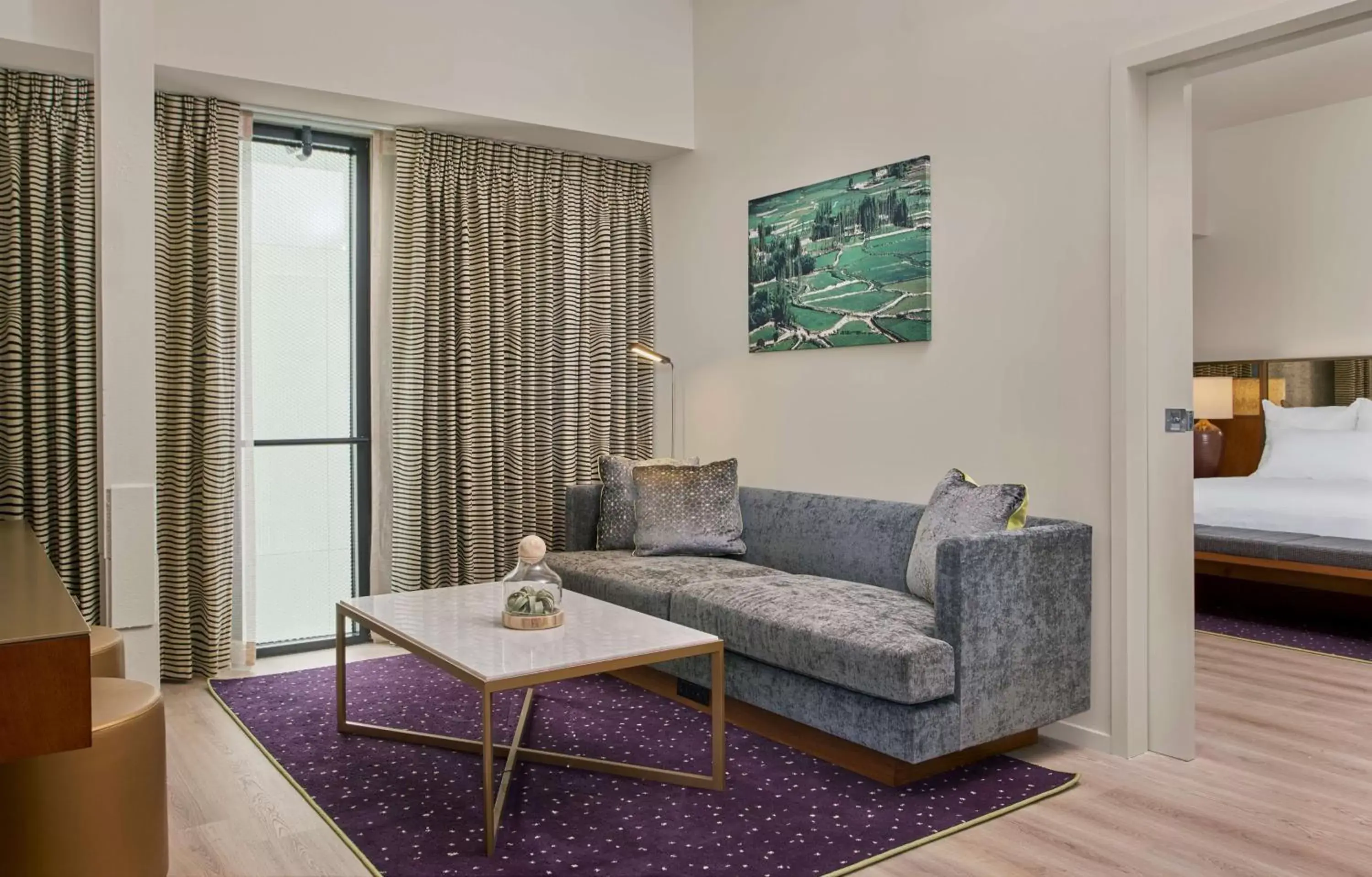 Living room, Seating Area in The Bankers Alley Hotel Nashville, Tapestry Collection by Hilton