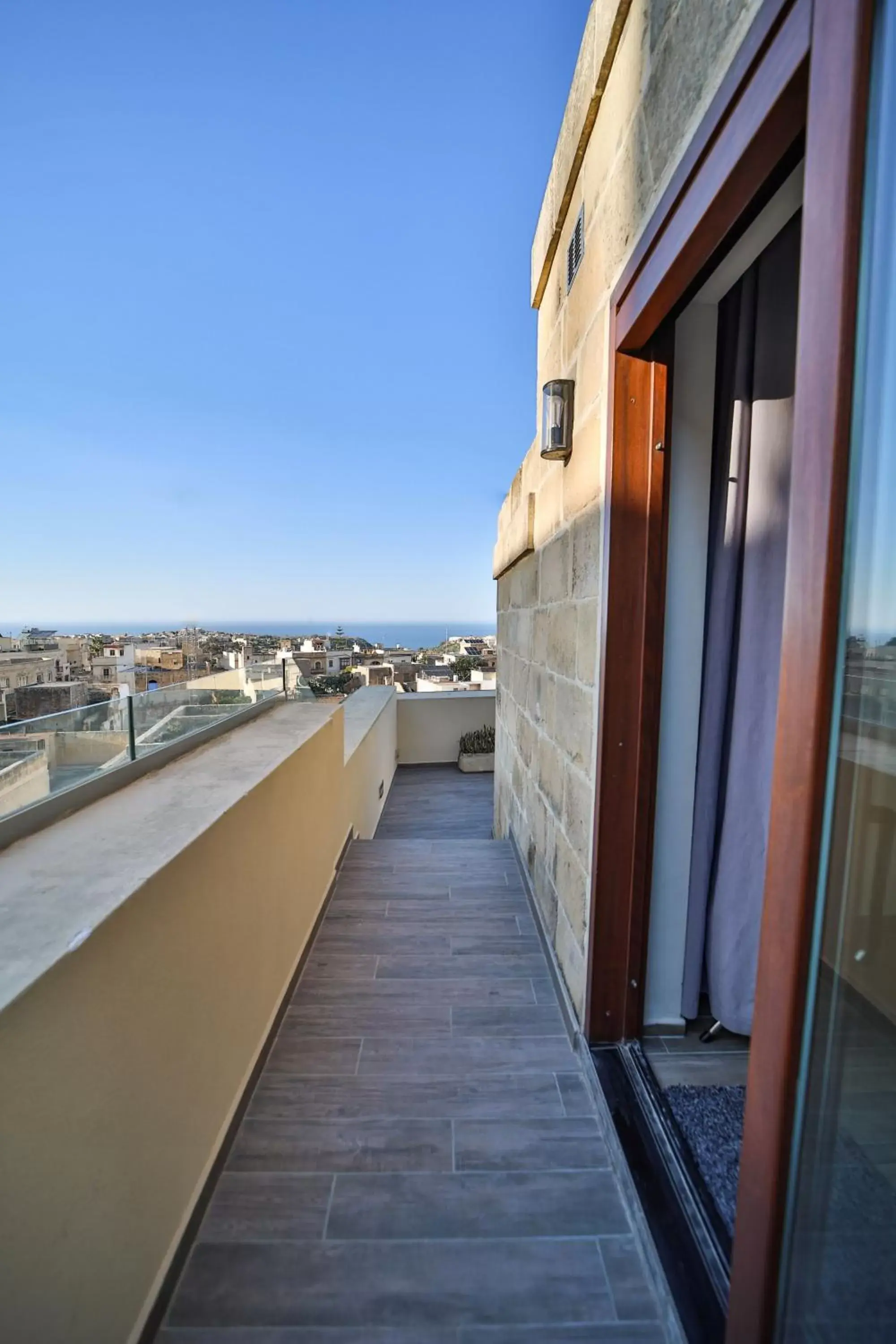 Balcony/Terrace in Quaint Boutique Hotel Nadur