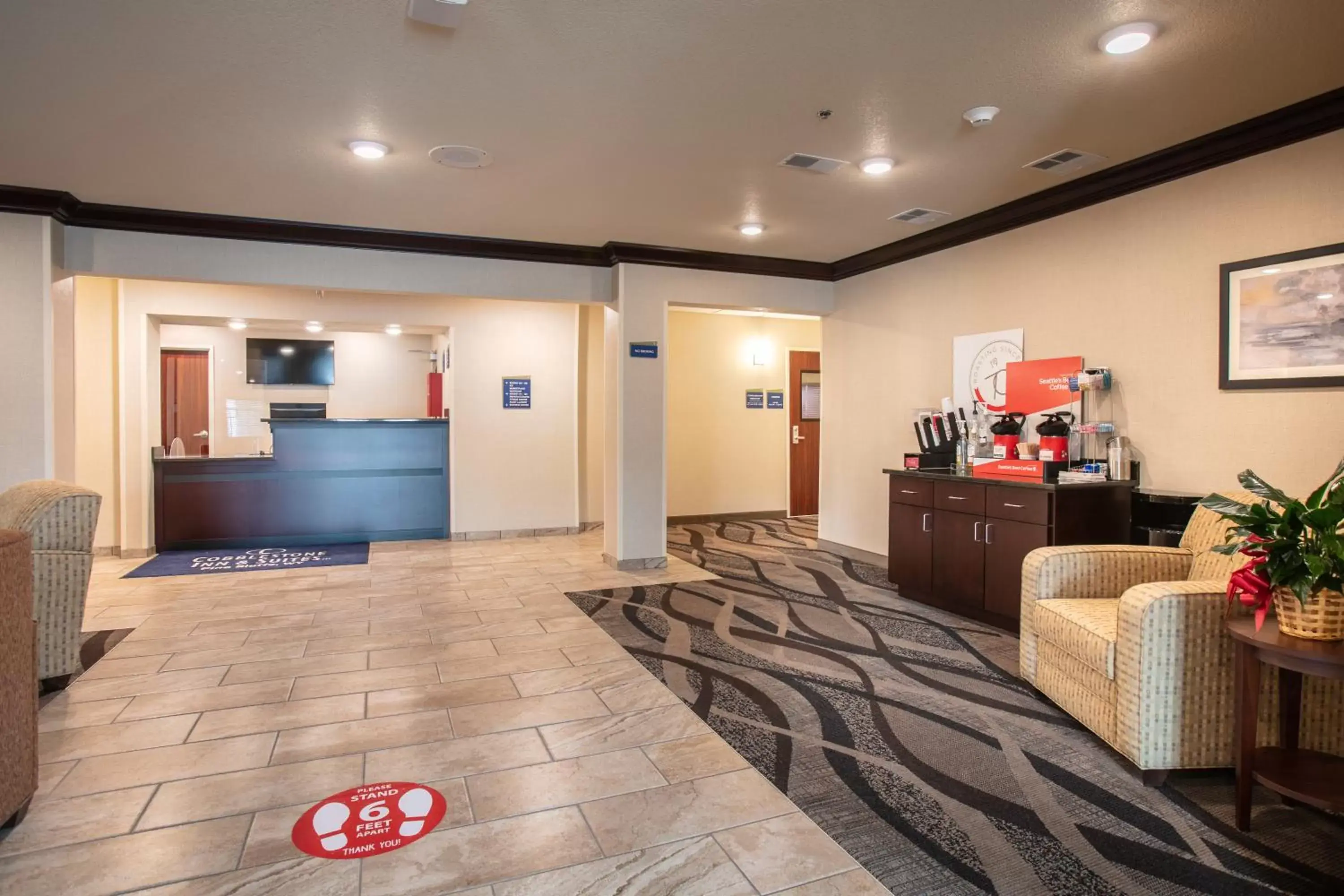 Lobby or reception in Cobblestone Inn & Suites - Pine Bluffs Lobby or reception in Cobblestone Inn & Suites - Pine Bluffs