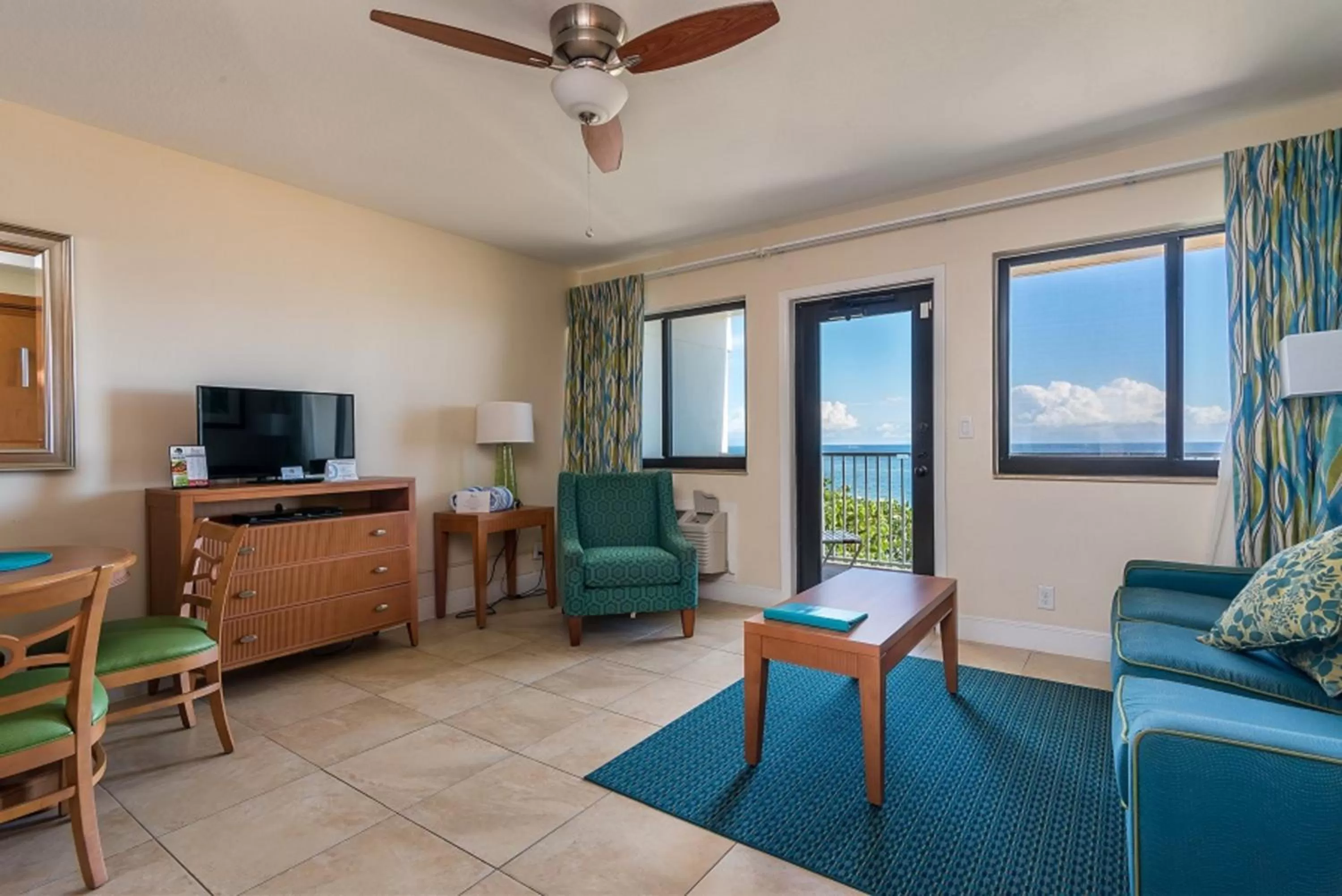 Living room in La Costa Beach Club