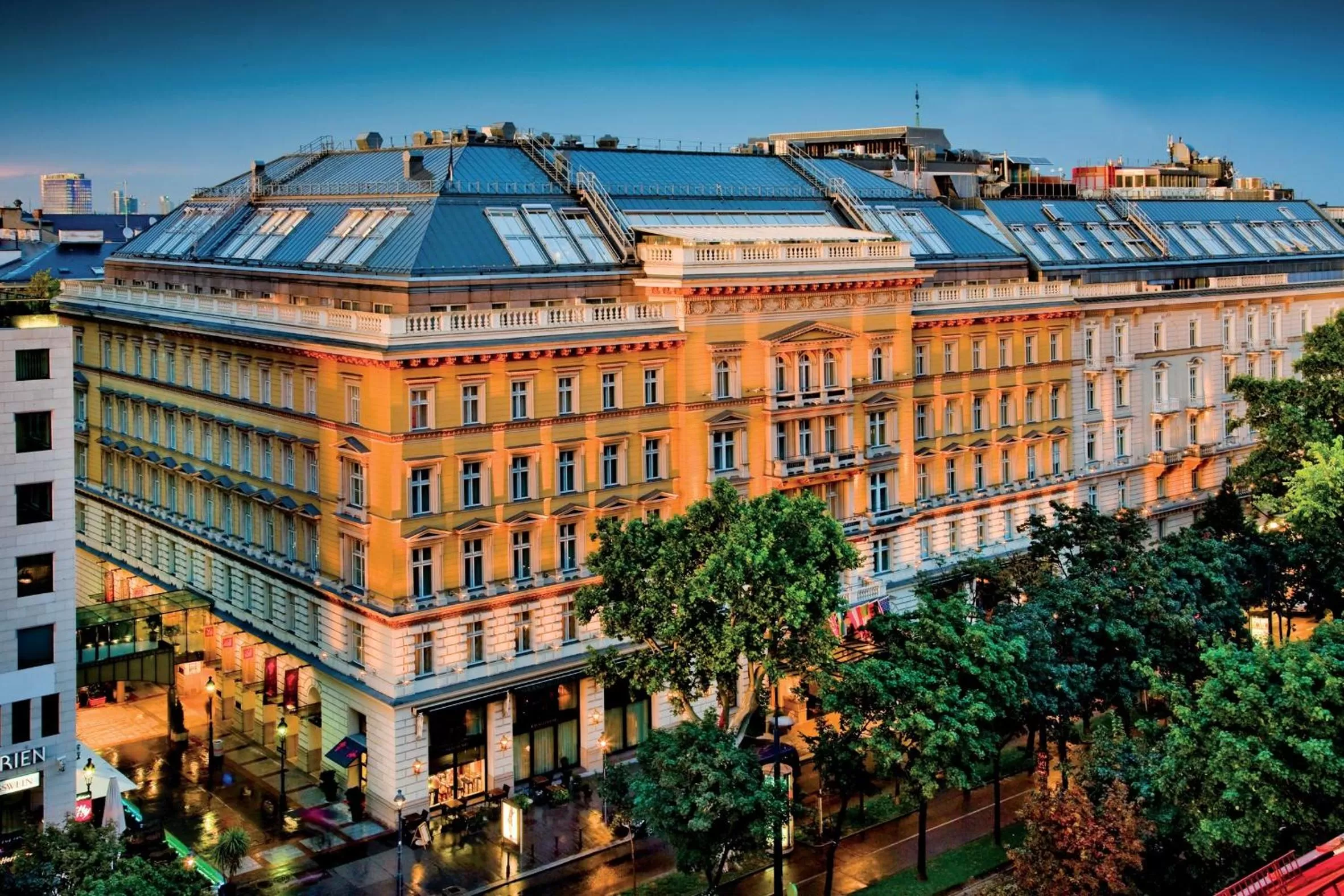 Property building in Grand Hotel Wien
