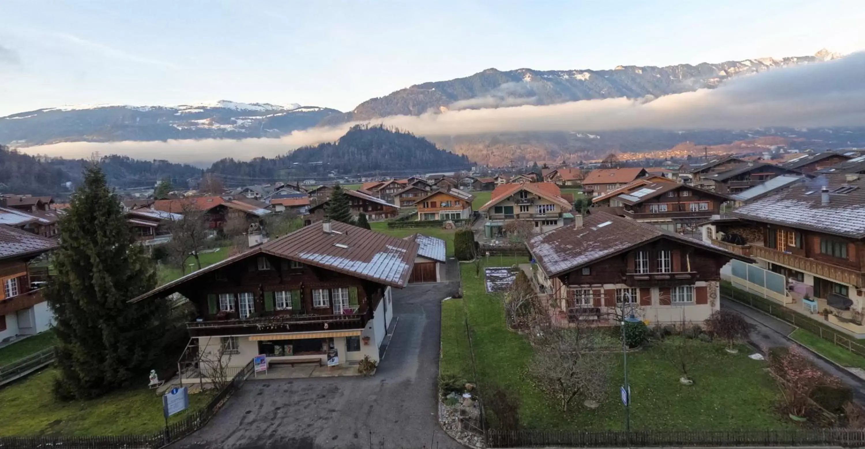 Natural landscape, Bird's-eye View in Alpenrose Hotel and Gardens