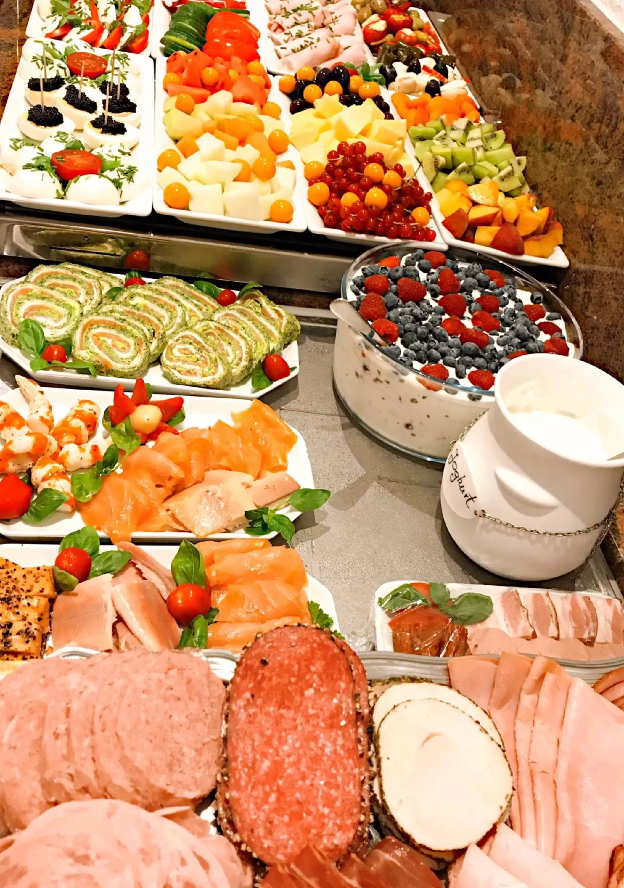 Buffet breakfast, Food in Kurhotel Wiedenmann