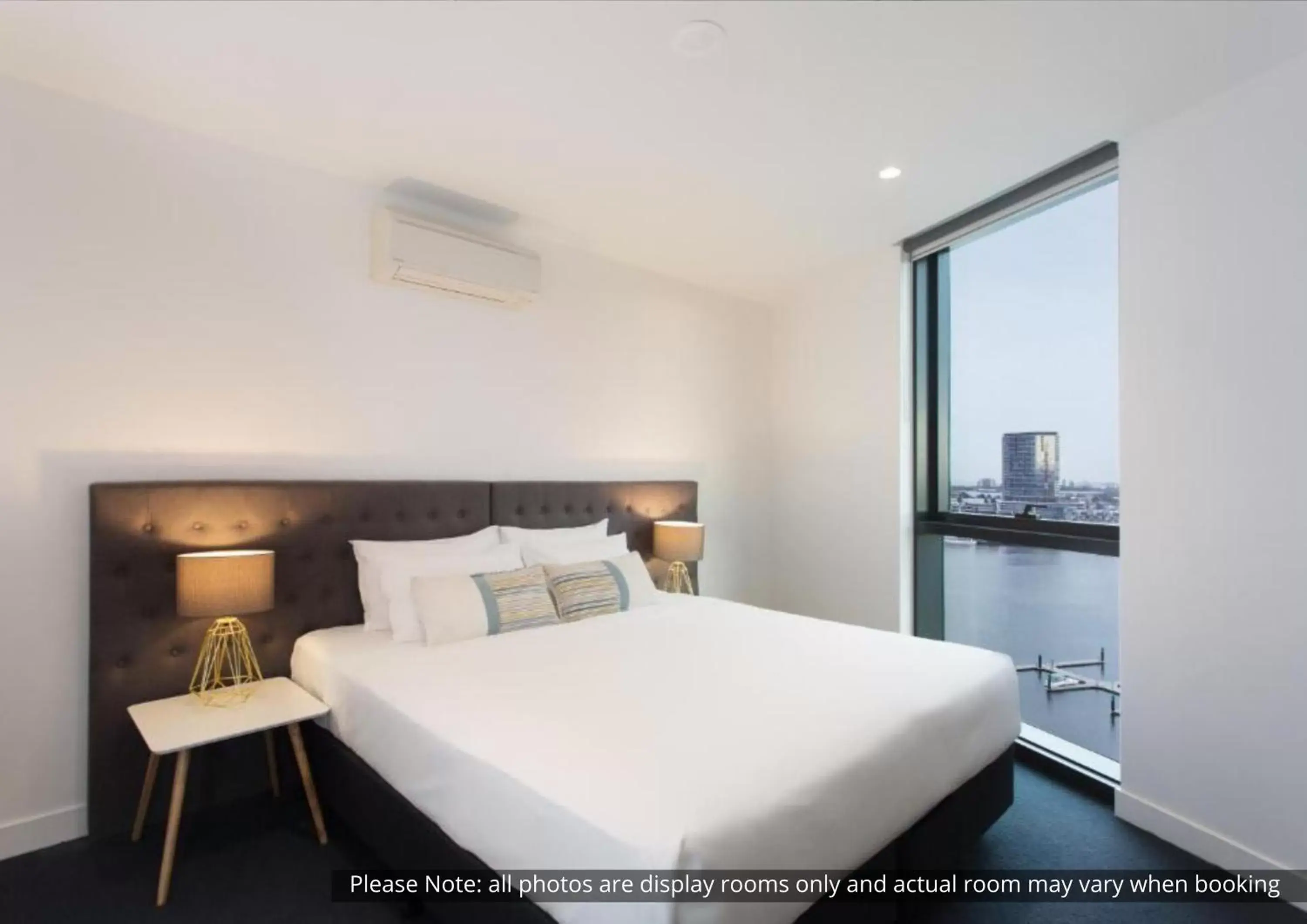 Bedroom, Bed in The Sebel Residences Melbourne Docklands Serviced Apartments