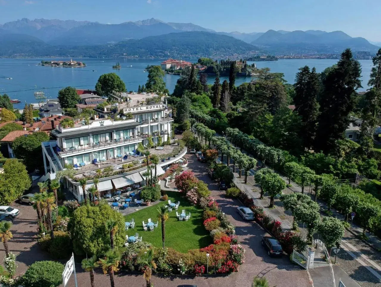 Property building, Bird's-eye View in Hotel Royal